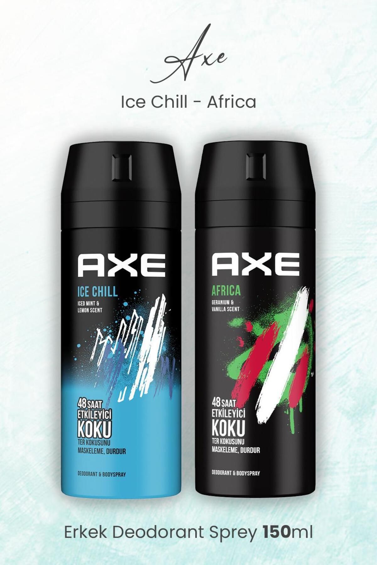 اسپری دئودورانت مردانه آیس چیل و آفریقا 150 میلی لیتر Axe