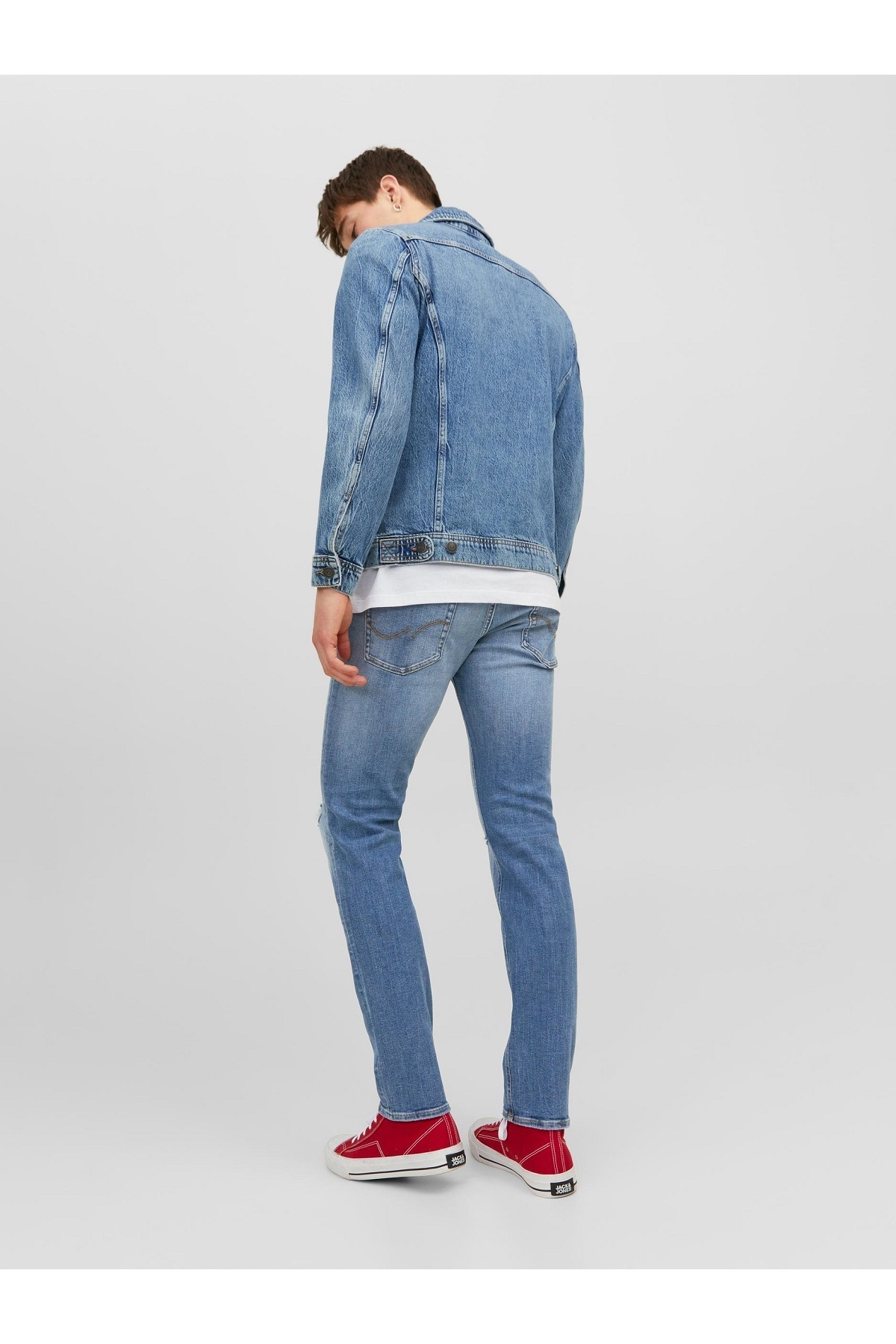 شلوار جین مردانه راسته فاق نرمال | جک اند جونز Jack & Jones 12223503 - تصویر 3