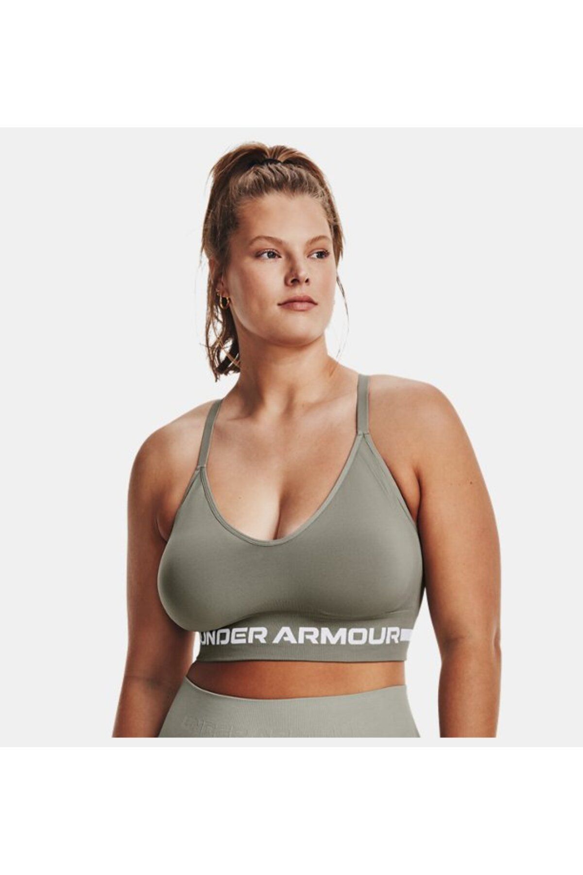 Under Armour Ua Women s Seamless Sports Bra Low Long 1357719 504