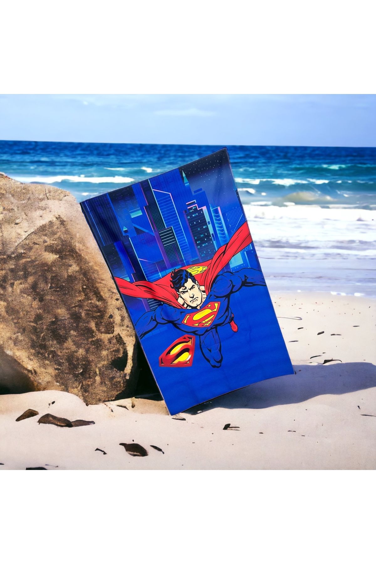 Superman beach towel deals