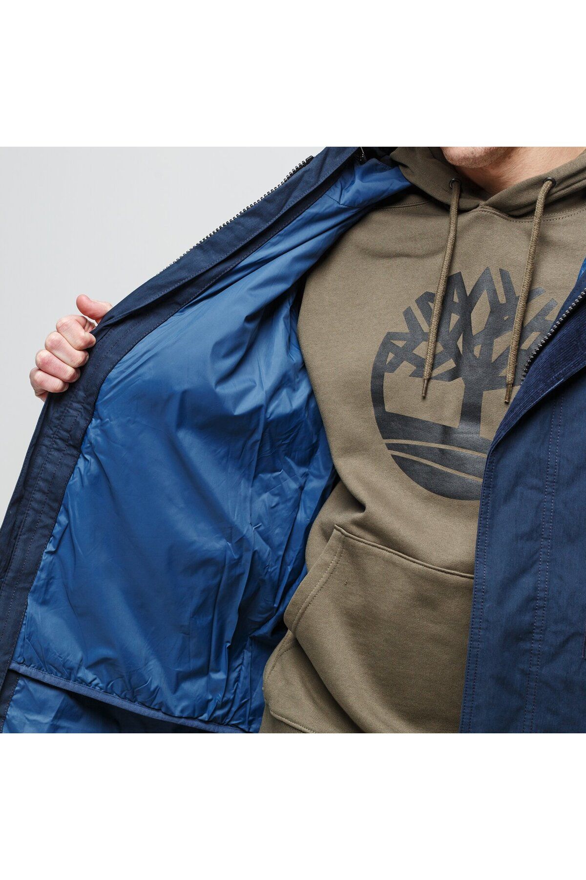 Timberland navy jacket sales
