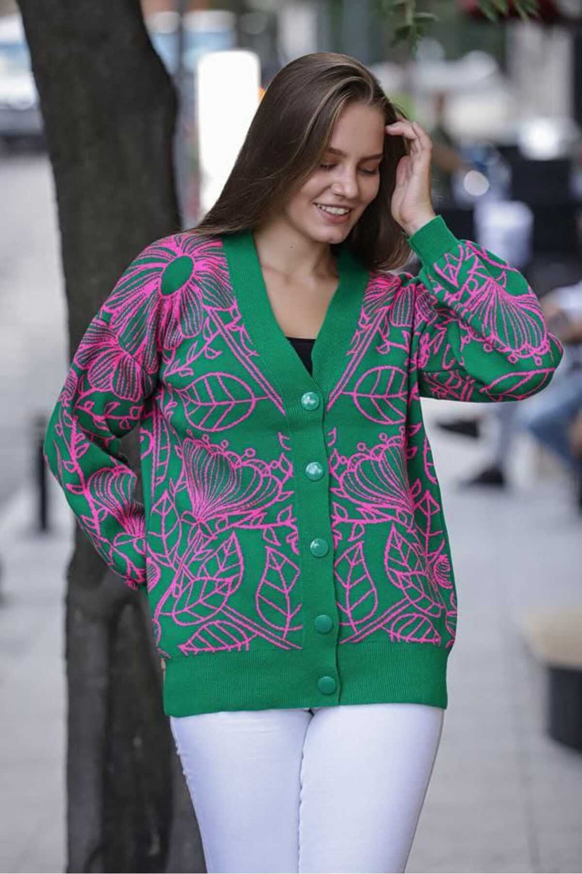 Plus size clearance green cardigan