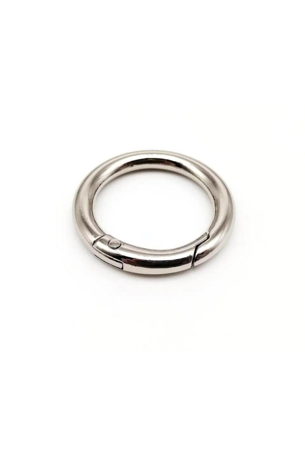 2 Cm Imported Bag Clip Round Spring Accessory 10 Pieces - Metal Accessory