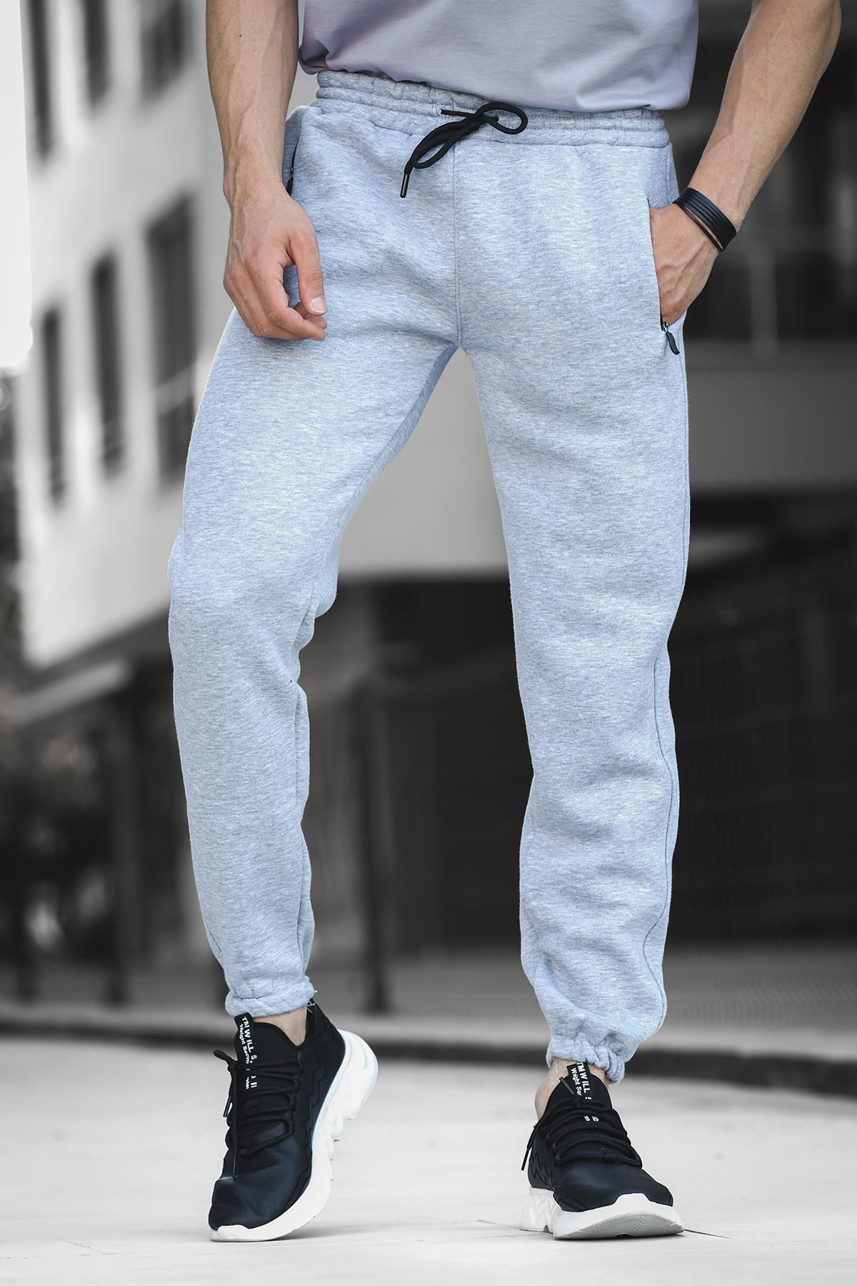 Thick grey sweatpants hot sale