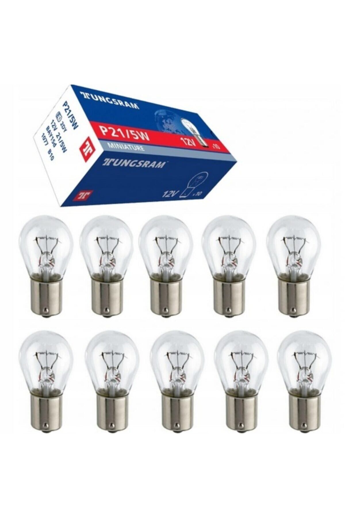 Light bulb P21/5W BAY15D 12V 21/5W white Tungsram