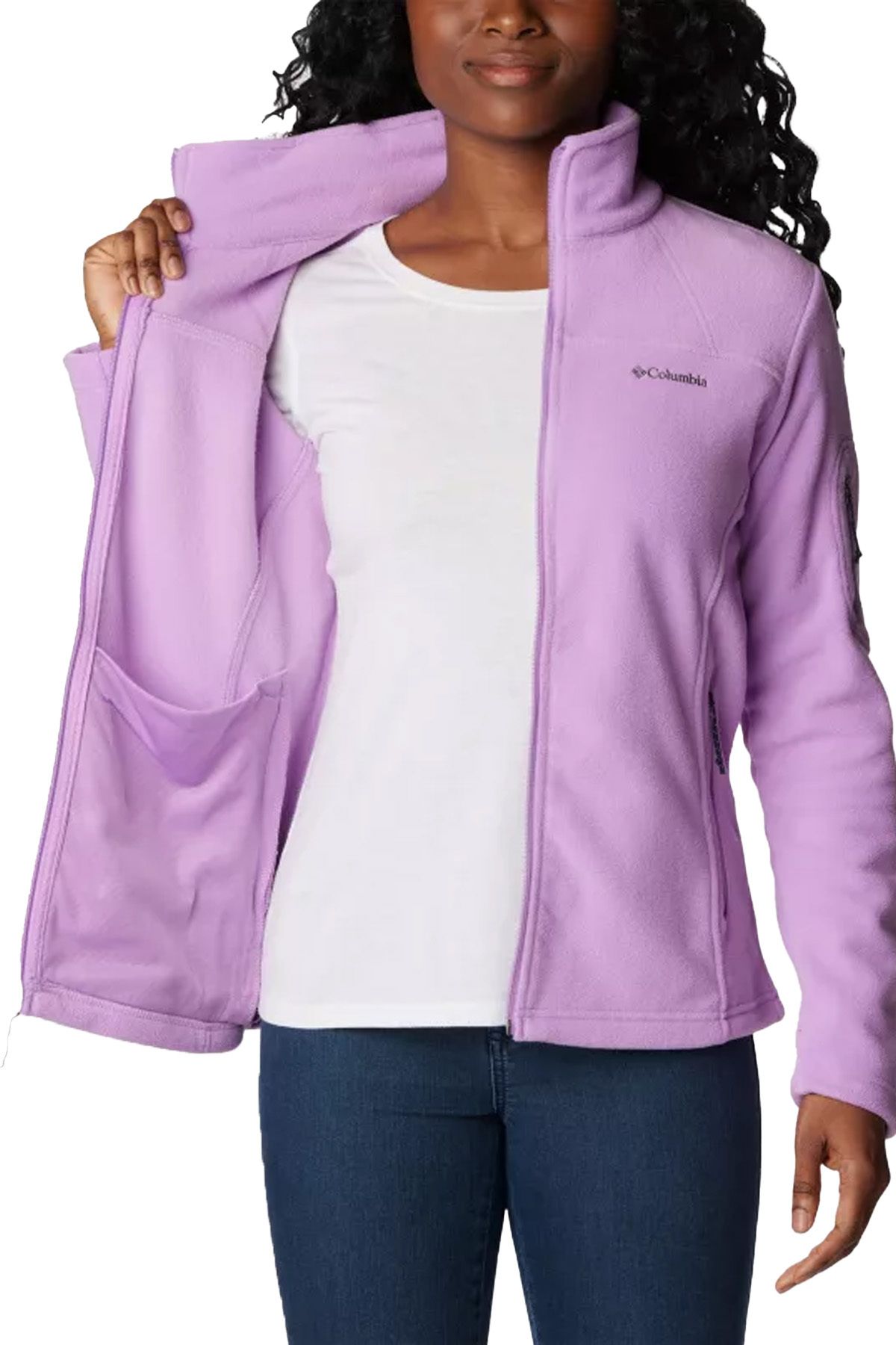 Womens purple columbia fleece sales