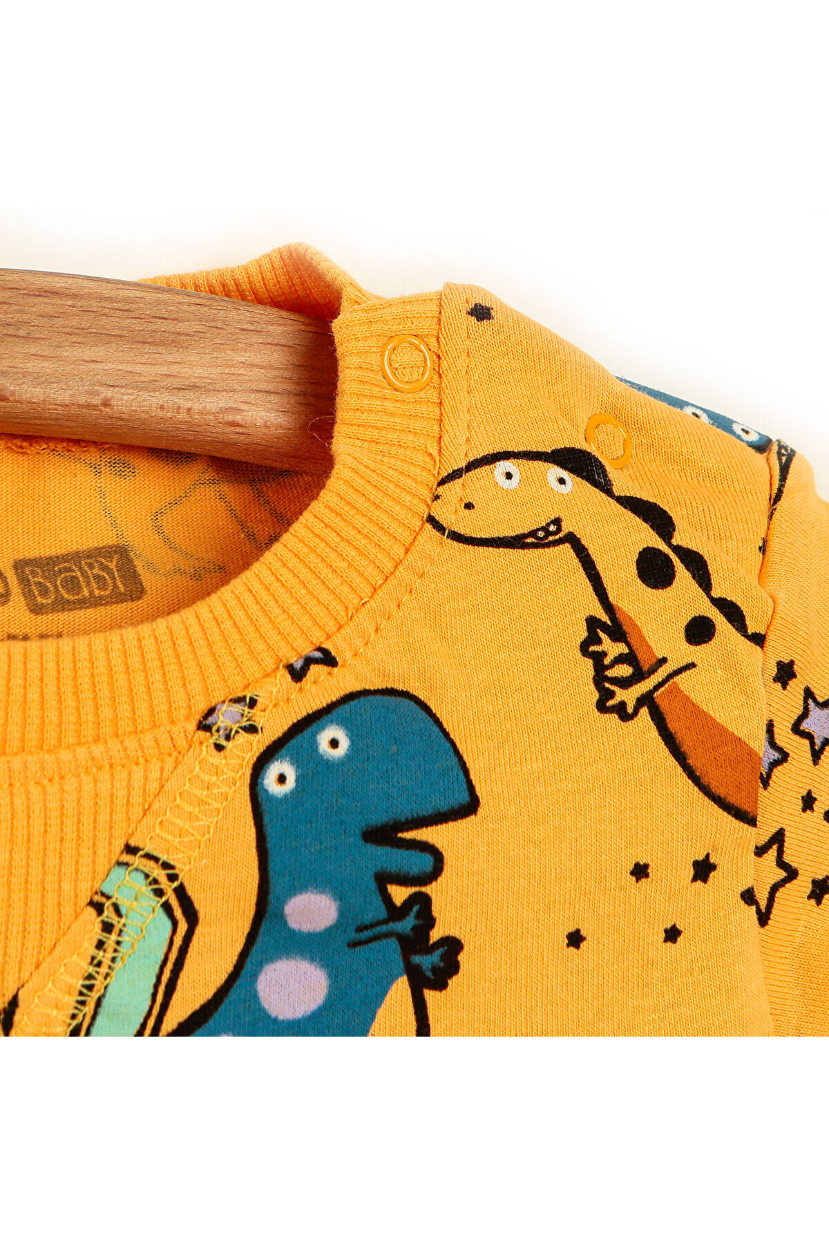 ست نوزادی پسرانه زرد ebebek Hello Baby | 23YHLBETPN007 اورجینال - تصویر 2