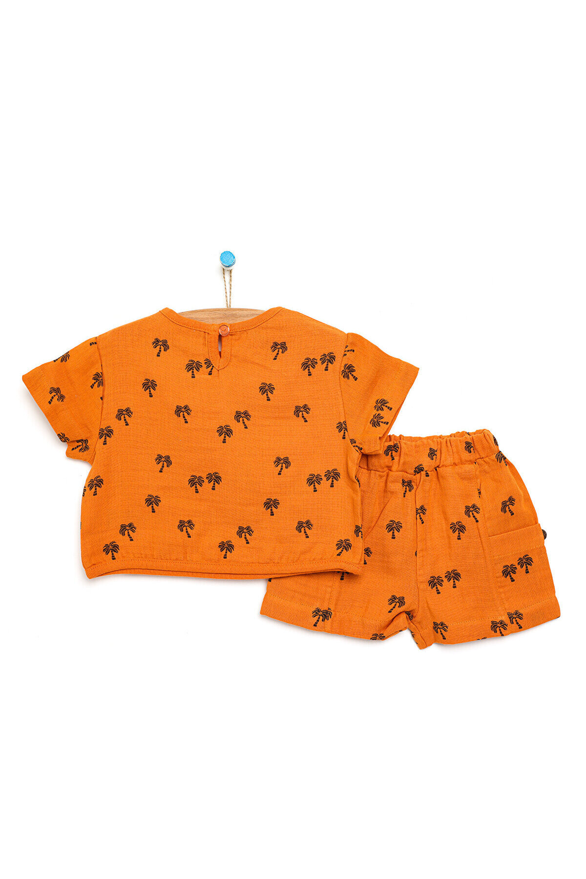 ست نوزادی پسرانه نارنجی ebebek Hello Baby | 23YHLBETKM022 اورجینال - تصویر 2