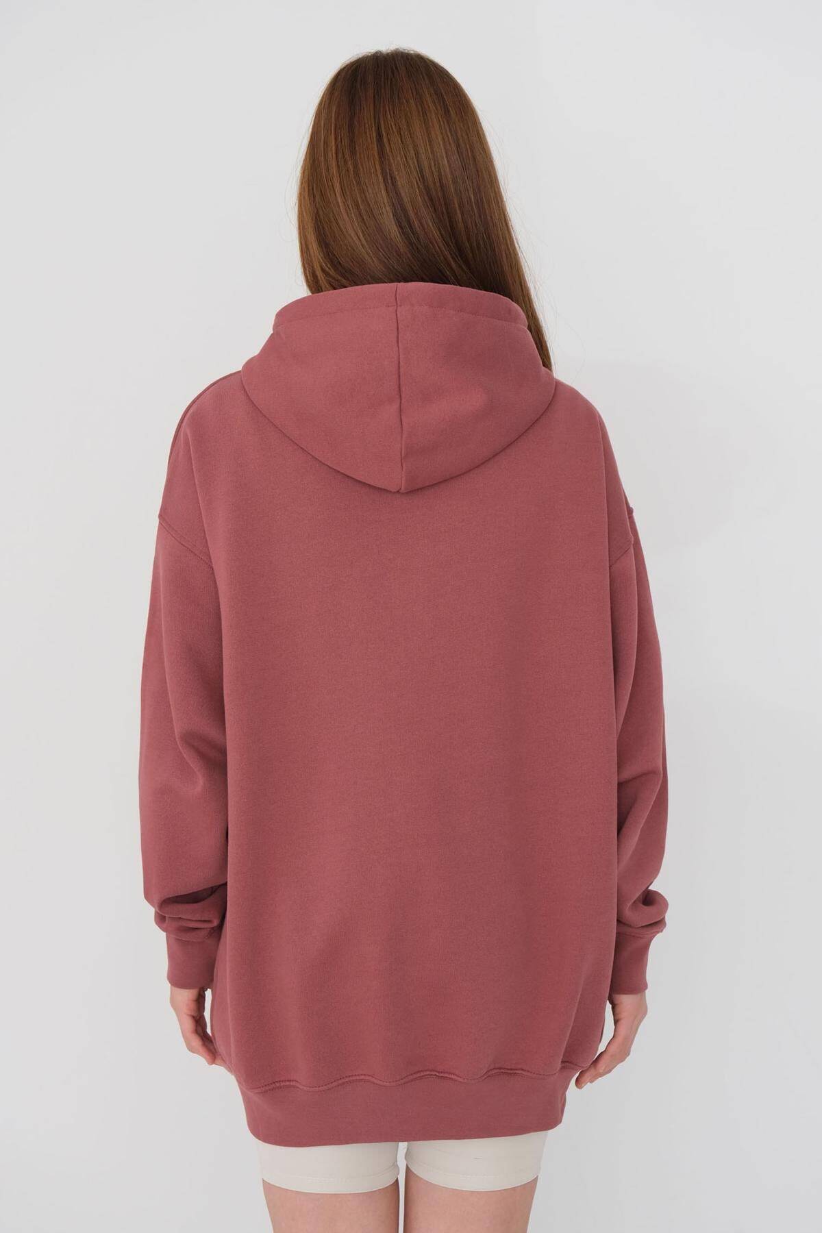 Addax-Übergroßes Sweatshirt mit Reißverschluss H9520-asn75 5