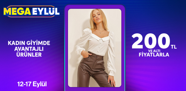 Kadın Giyimde 200 TL ve Altı Ürünler