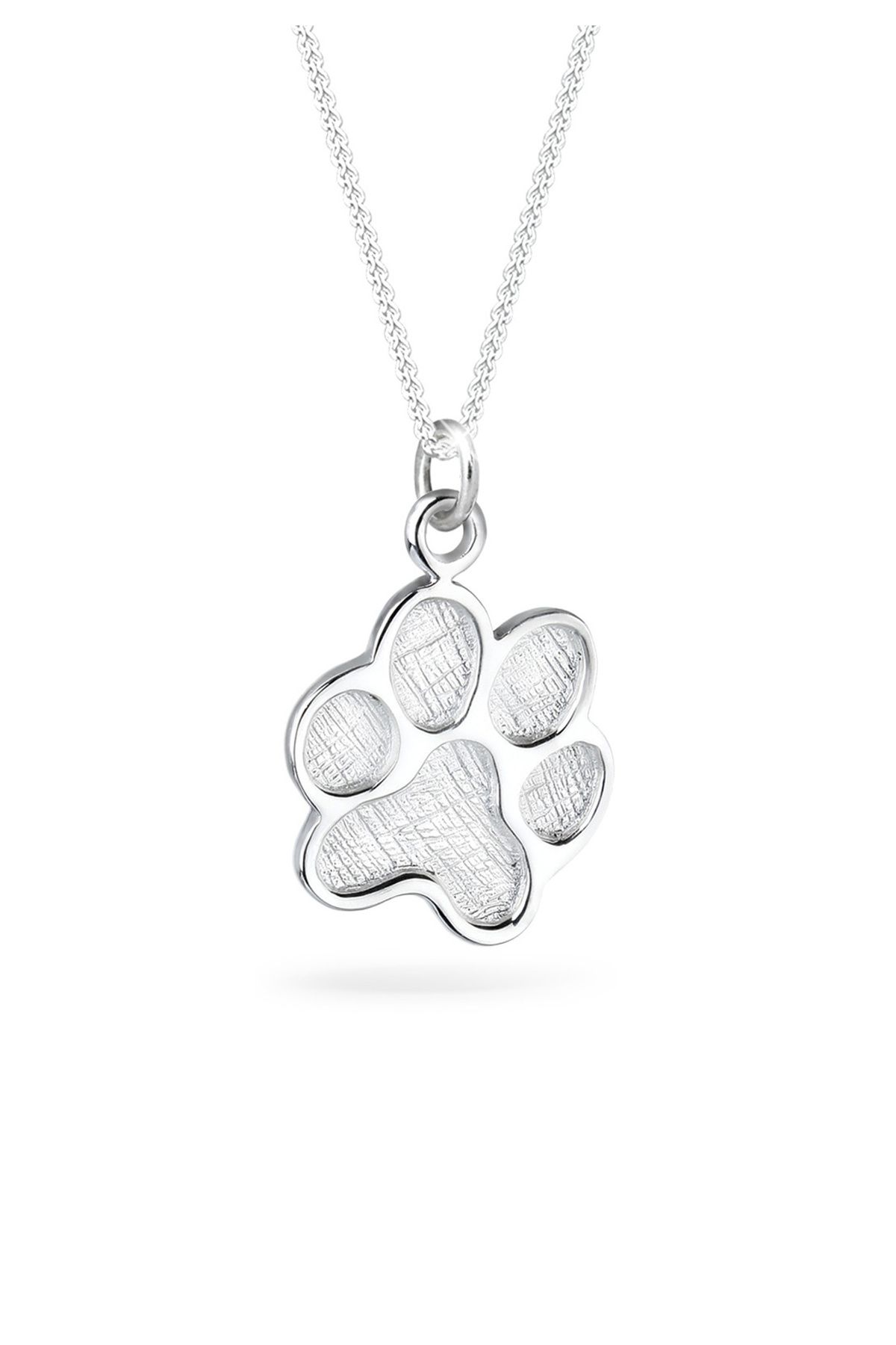 Katze Hund Silber Pfote Halskette Trendyol Sterling - 925 ELLI Tierfreund