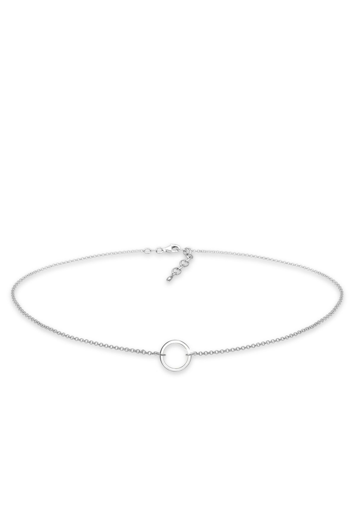 ELLI-Halskette Choker Kreis Trend Geo 925 Sterling Silber 1