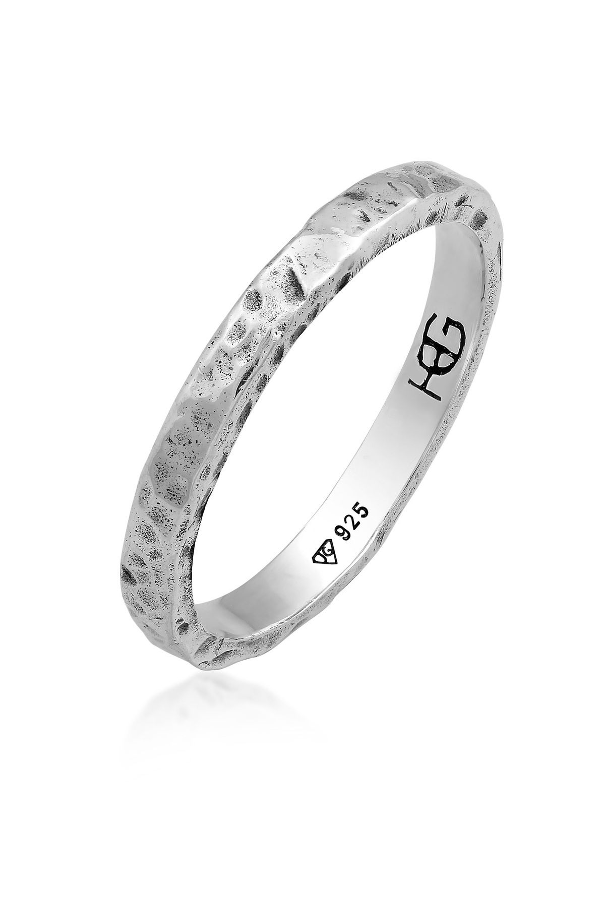 HAZE & GLORY Zion Schmales Design 925 Silber Ring Taping für Herren - 62