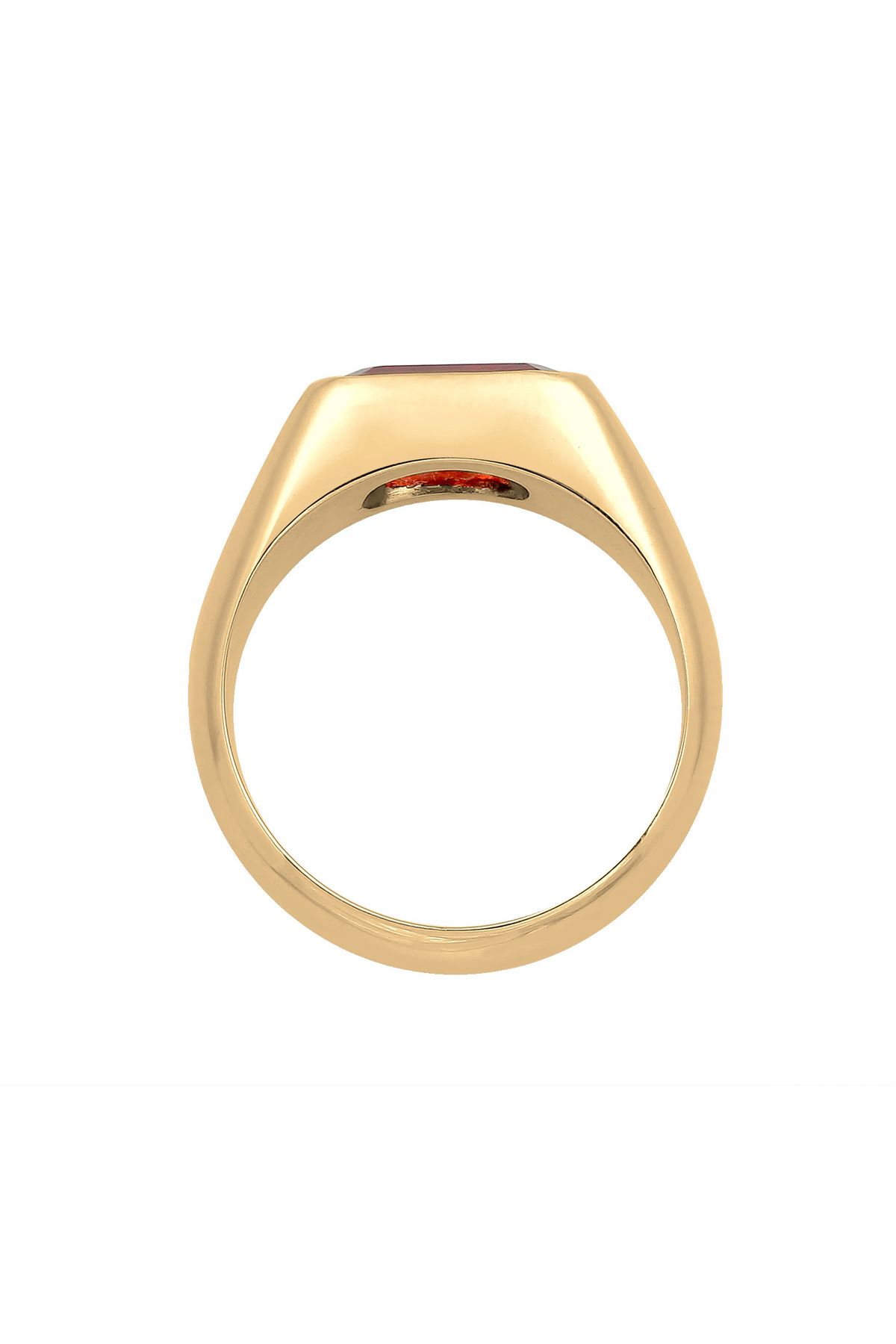 ELLI-Ring Siegelring Edelstein Trend Statement 925 Silber 3