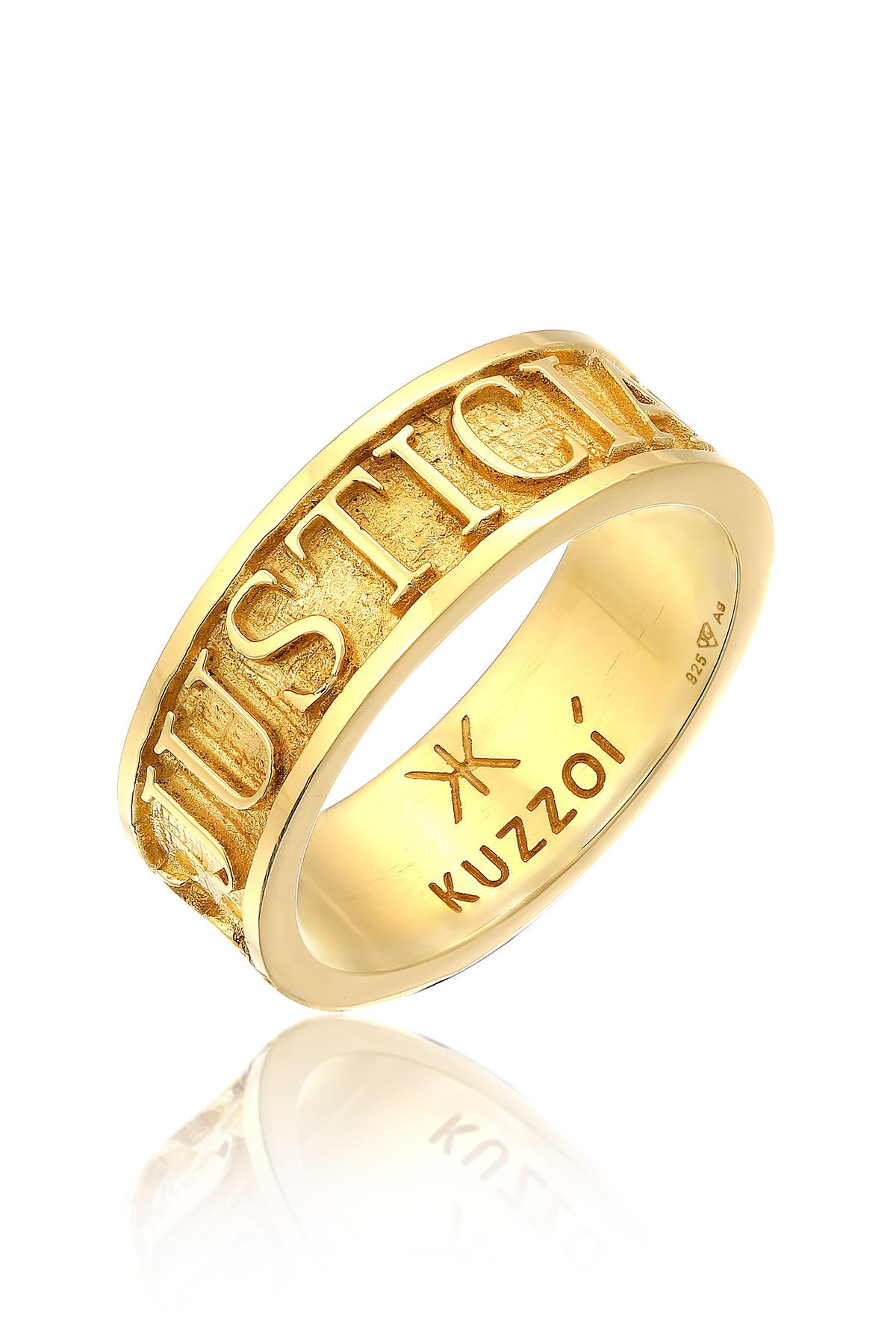 KUZZOI Ring - Goldfarben - Ohne Stein - Trendyol
