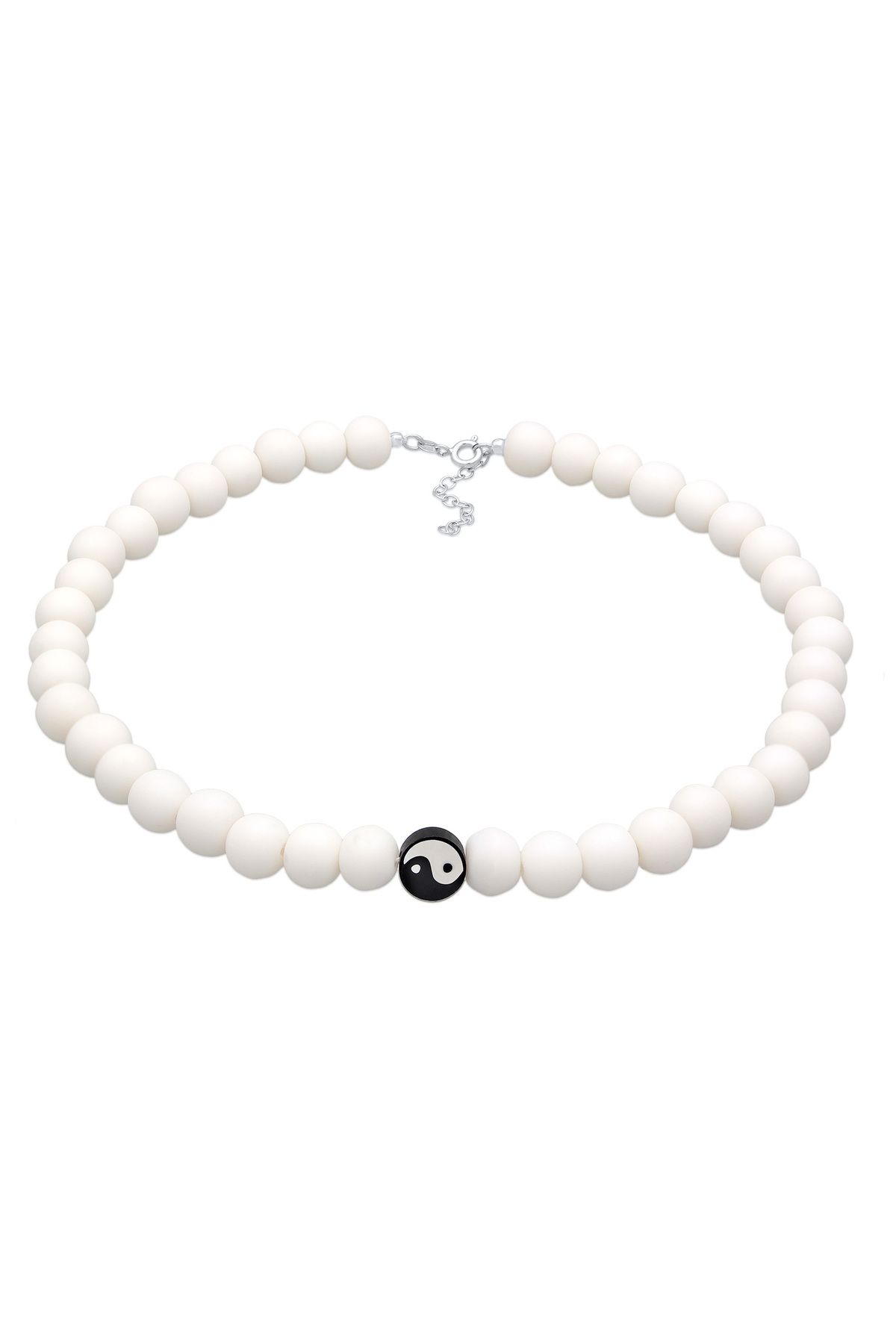 ELLI-Halskette Harz Perlen Yin-Yang Boncuk 925 Gümüş 1