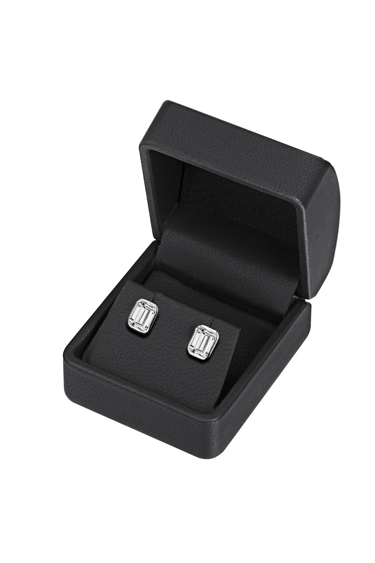 Trilani-Silberohrstecker Ohrstecker Sterling Silber Zirkonia weiß 4