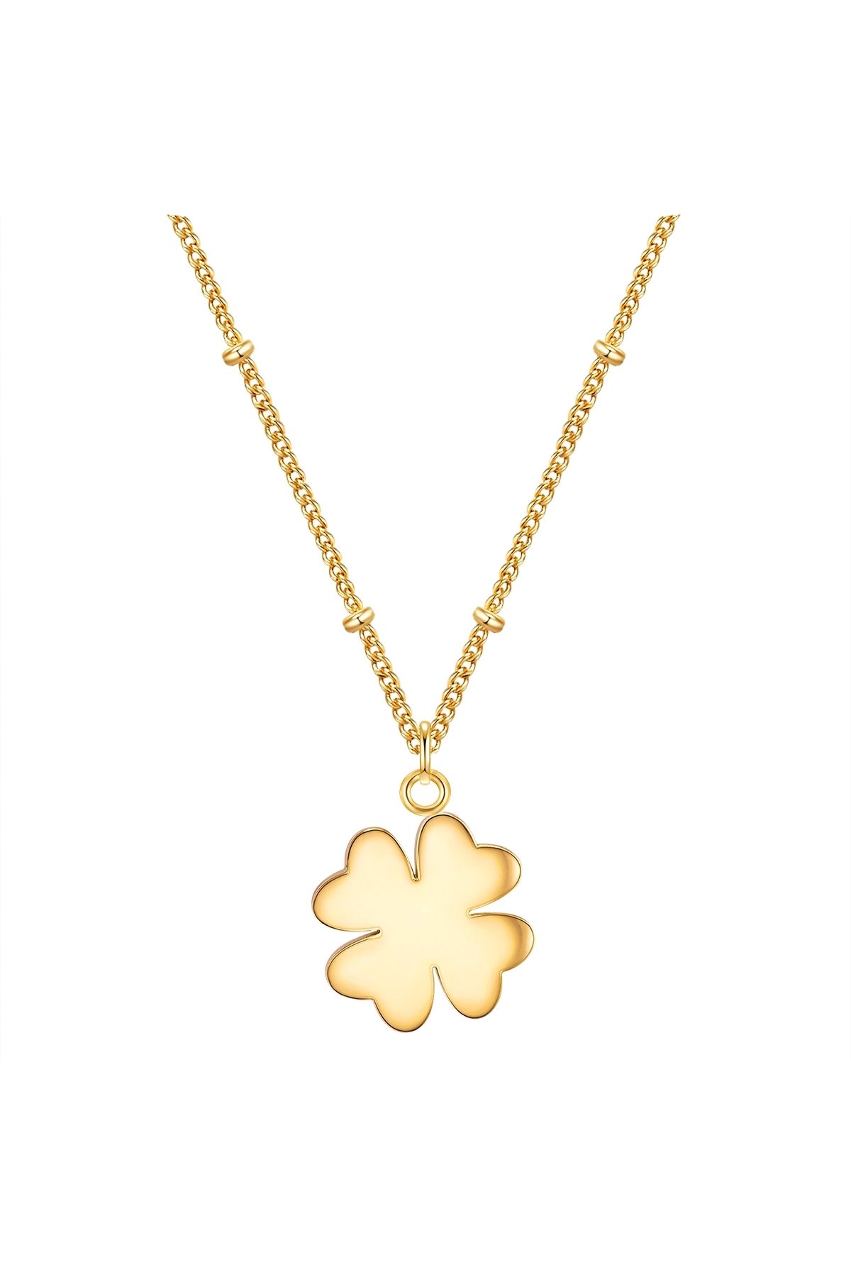 eastside-Edelstahlhalskette Kette mit Anhänger Edelstahl gelbgold 1