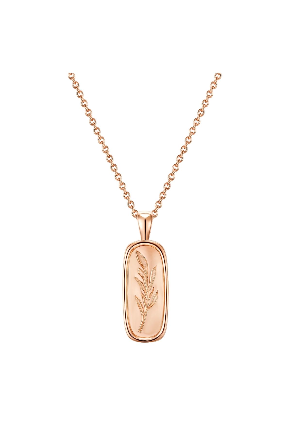 Glanzstücke München-Silberhalskette Kette mit Anhänger Sterling Silber roségold 1