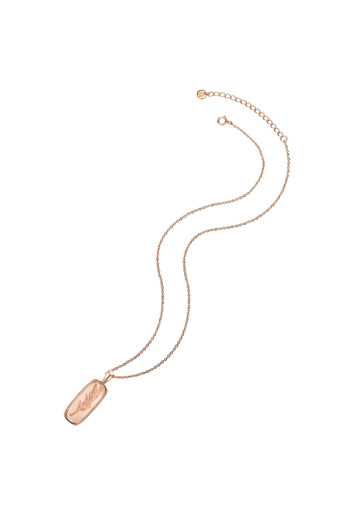 Glanzstücke München-Silberhalskette Kette mit Anhänger Sterling Silber roségold 2