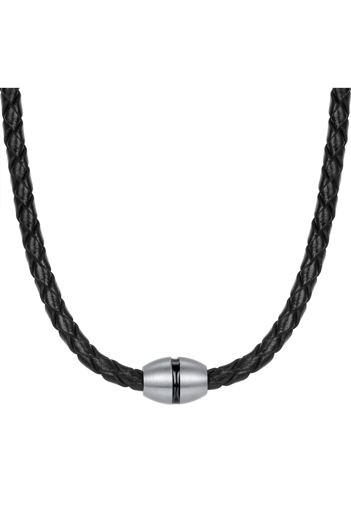 True Rebels-Lederhalskette Kette Edelstahl 1