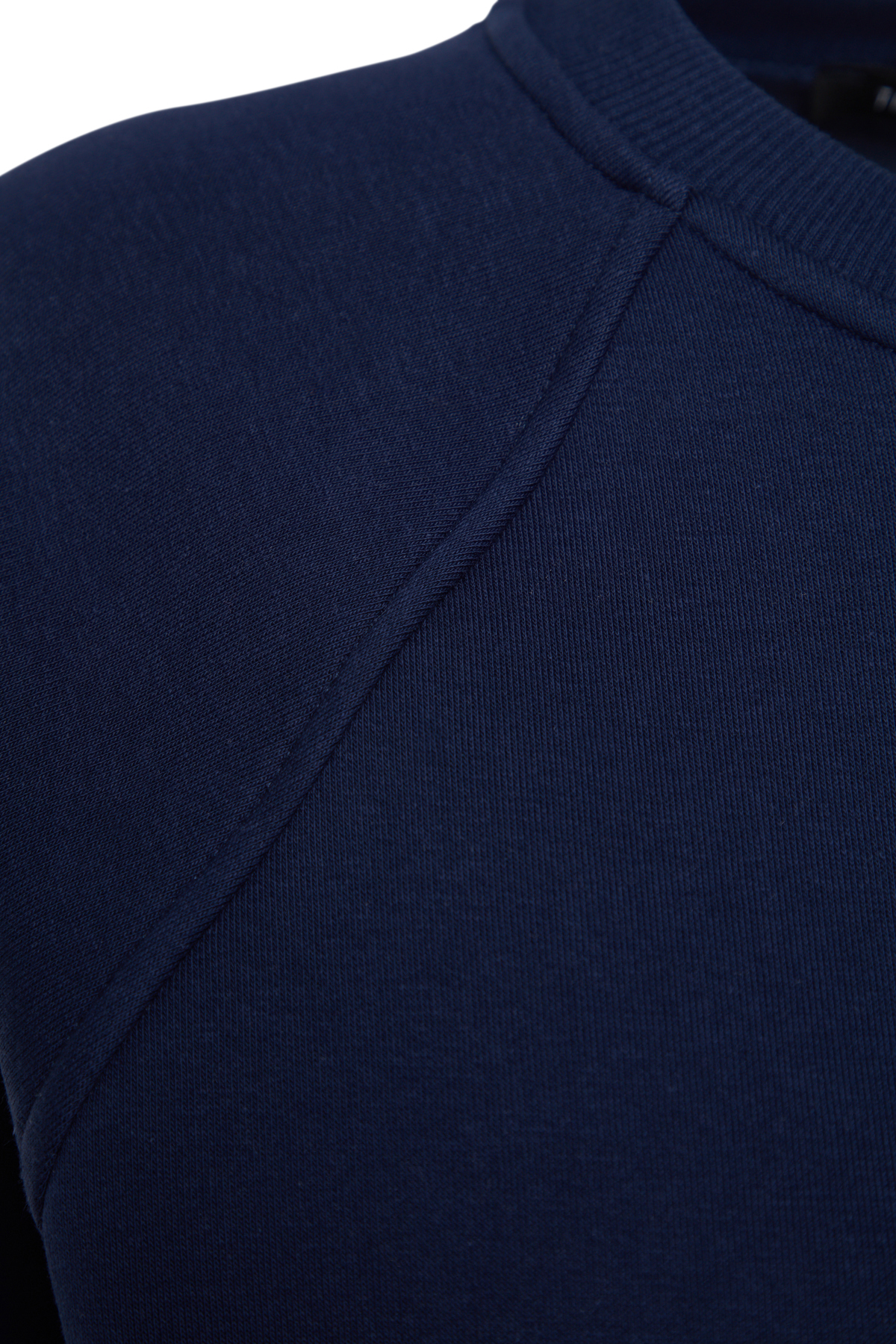 Trendyolmilla  Lacivert Relaxed/Rahat Kalıp Basic Reglan Kol Bisiklet Yaka Örme Sweatshirt TWOAW24SW00104 - Görsel 7