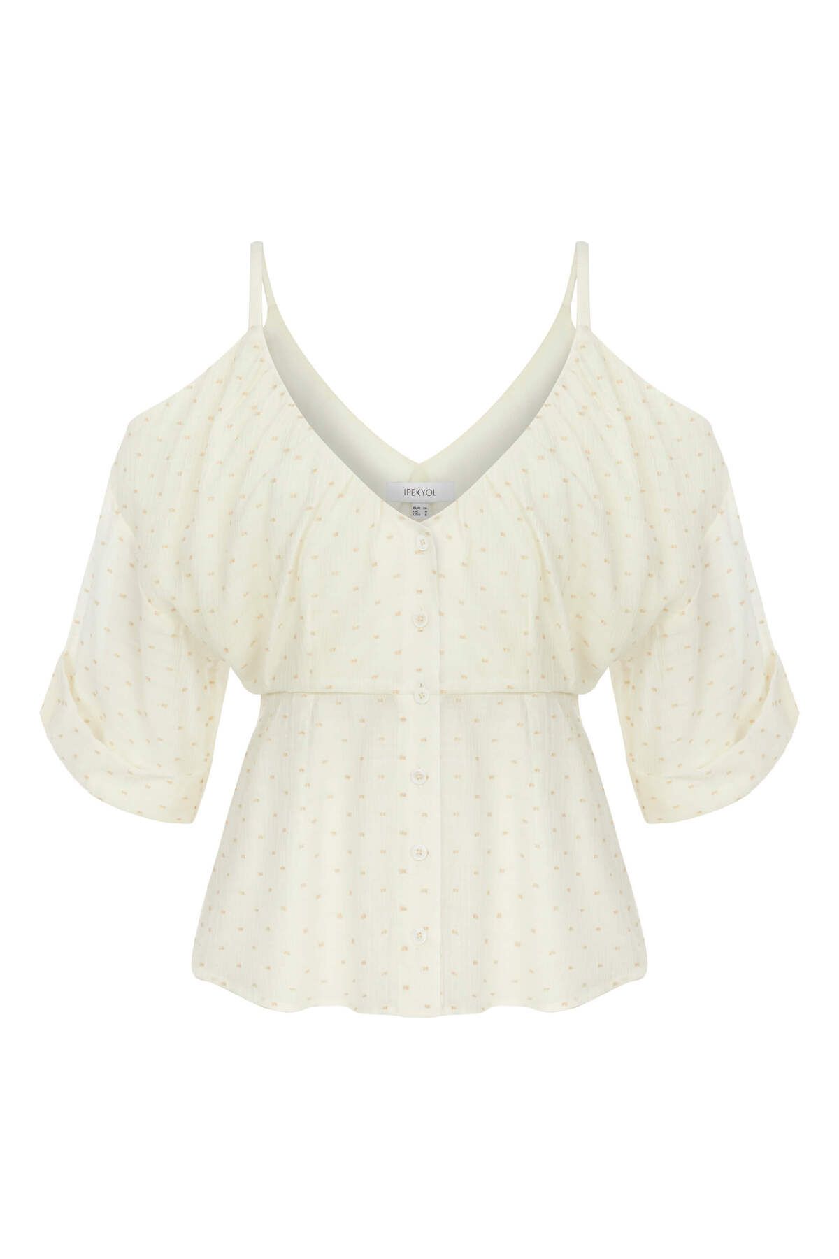 İpekyol-Bluse mit Polka Dot-Muster 3