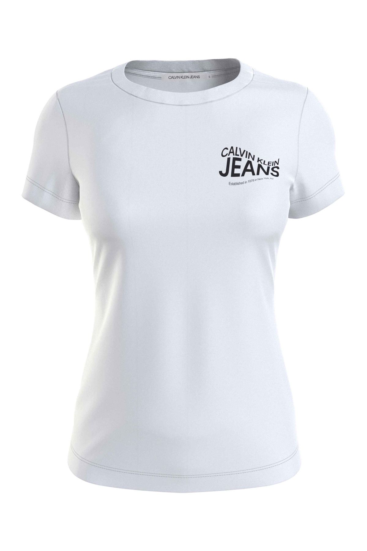 Calvin Kaufen Trendyol - Online Weiß T-Shirts Klein Damen für