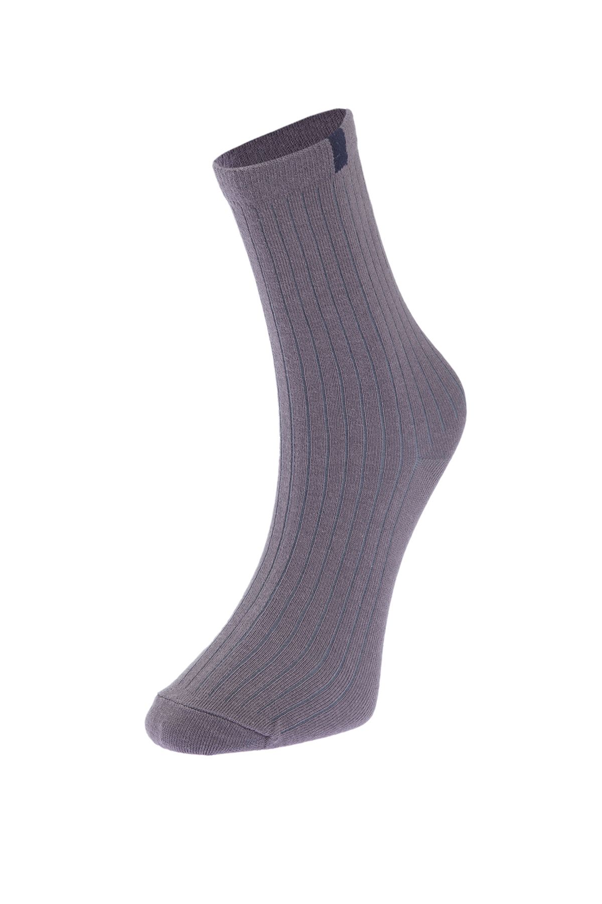 Trendyol Collection-Mehrfarbige Baumwollsocken im 8er-Pack mit strukturierten Farbblöcken und langen Socken TMNAW24CO00019 3