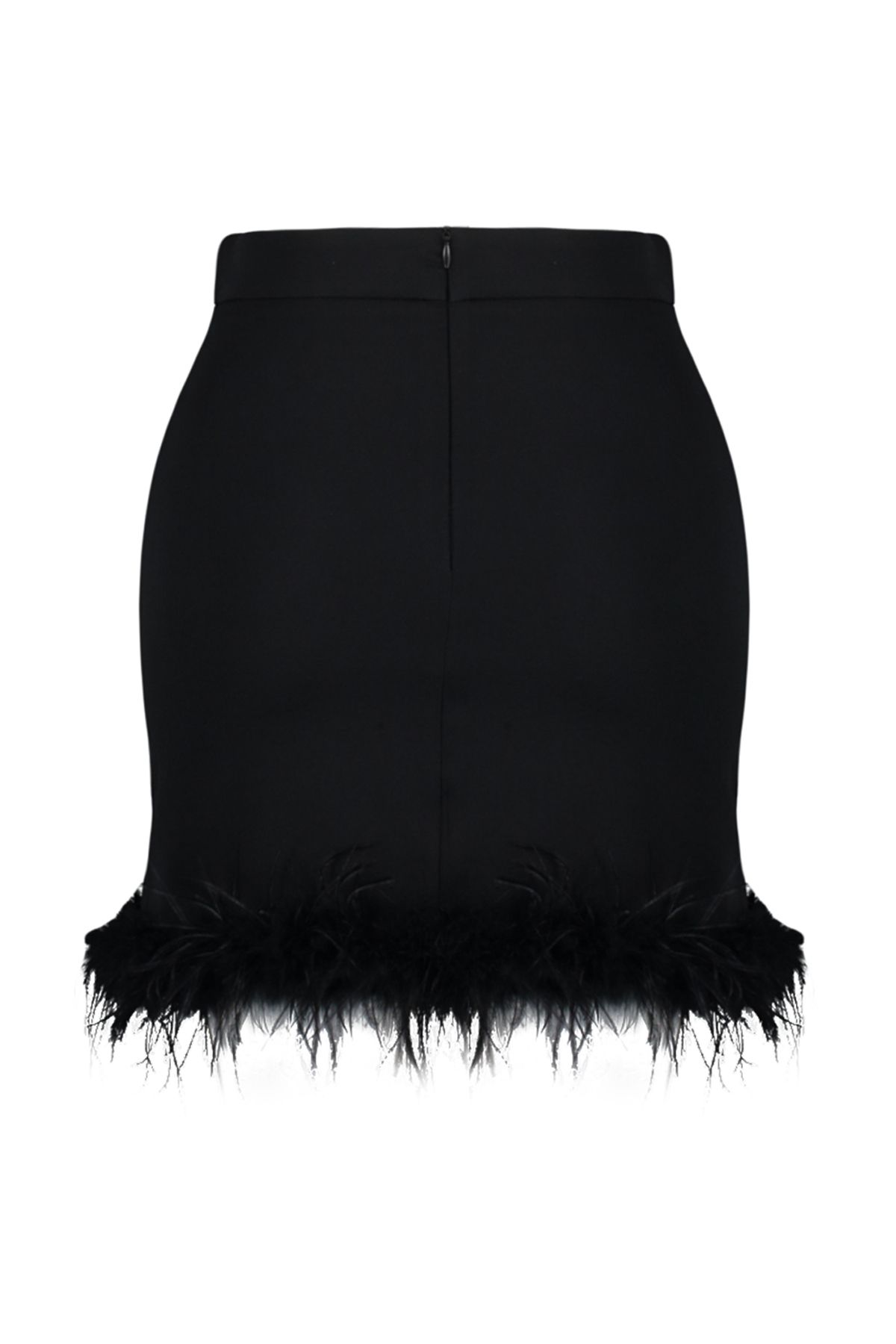 Trendyol Collection-Černá sukně Otrish TPRAW24ET00018 8