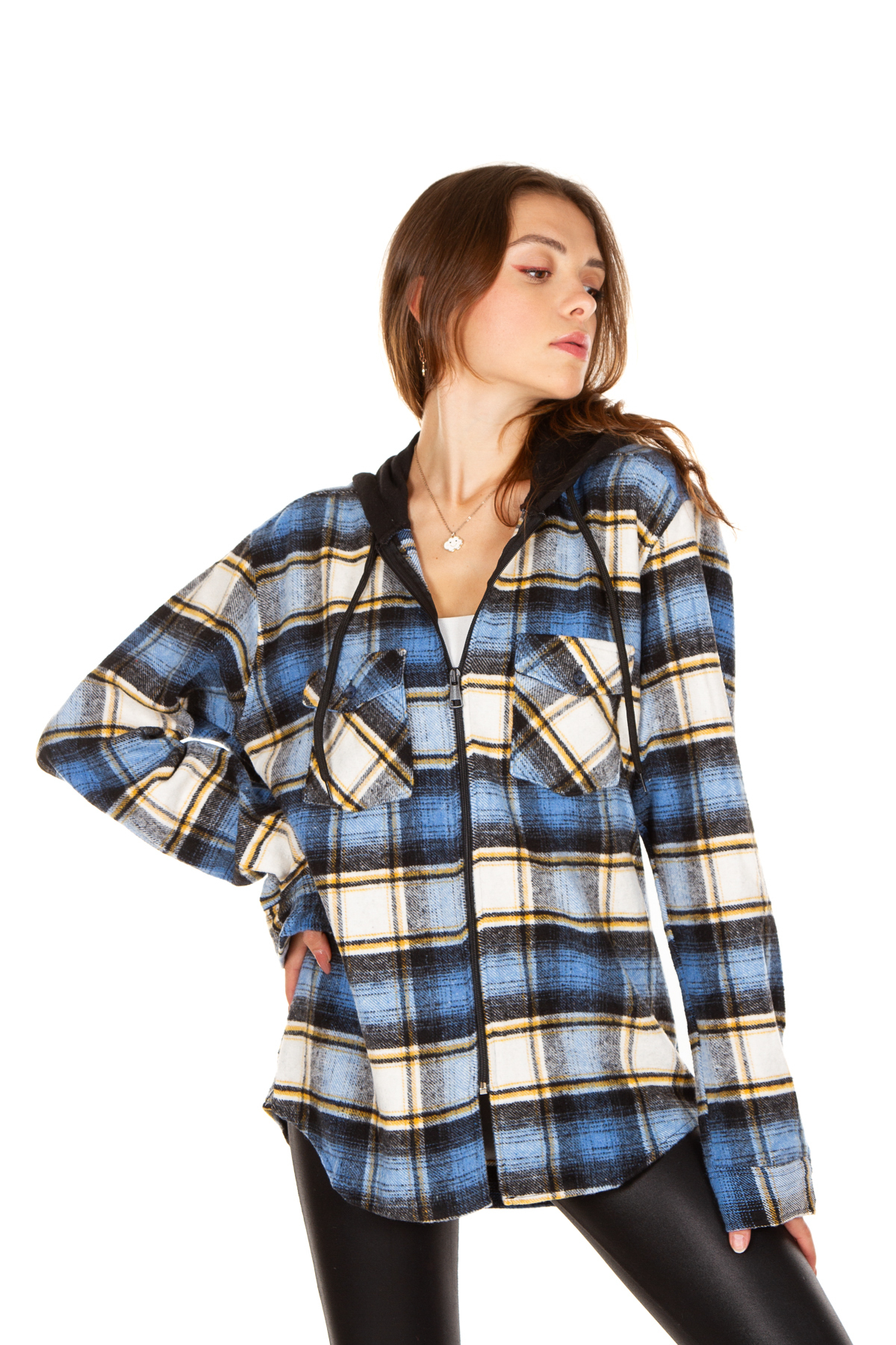 پیراهن مردانه آبی BENESSE | BNS0000063 اورجینال - تصویر 6