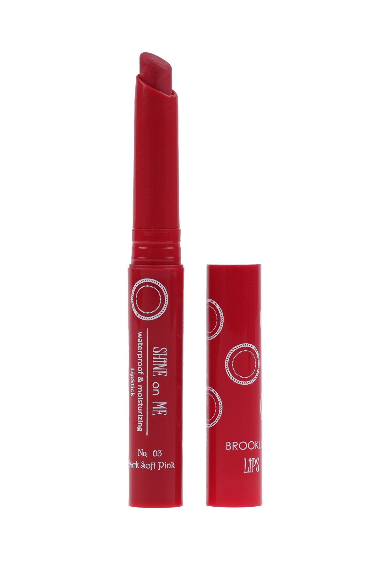 BROOKLIN-Lipstick - LIPSTICK SHINE on ME No 03 dark soft pink 4