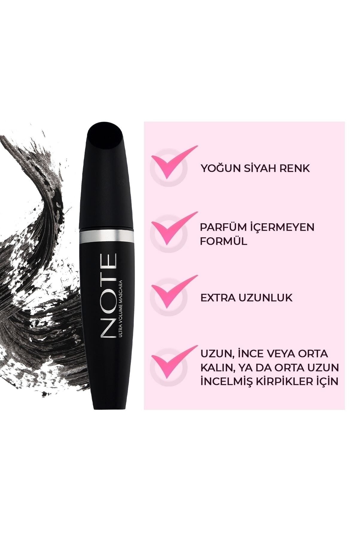 NOTE-Ultra Volume Mascara with Volume and Curling Effect 2