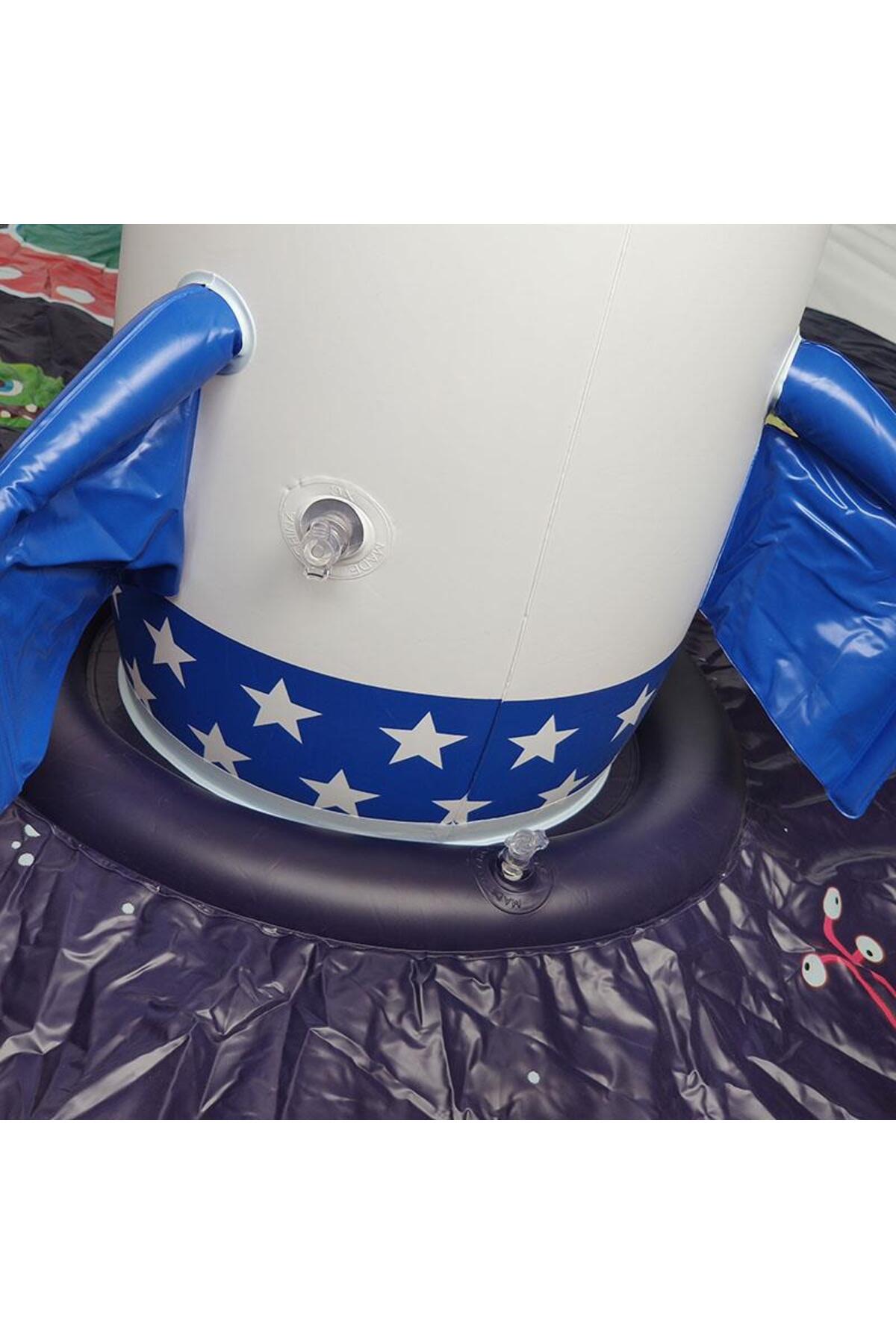 Zigver Fıskıyeli Su Fışkırtan Oyun Matı Su Havuzu Su Kaydırağı 170 cm fotoğrafı 5 (önizleme)