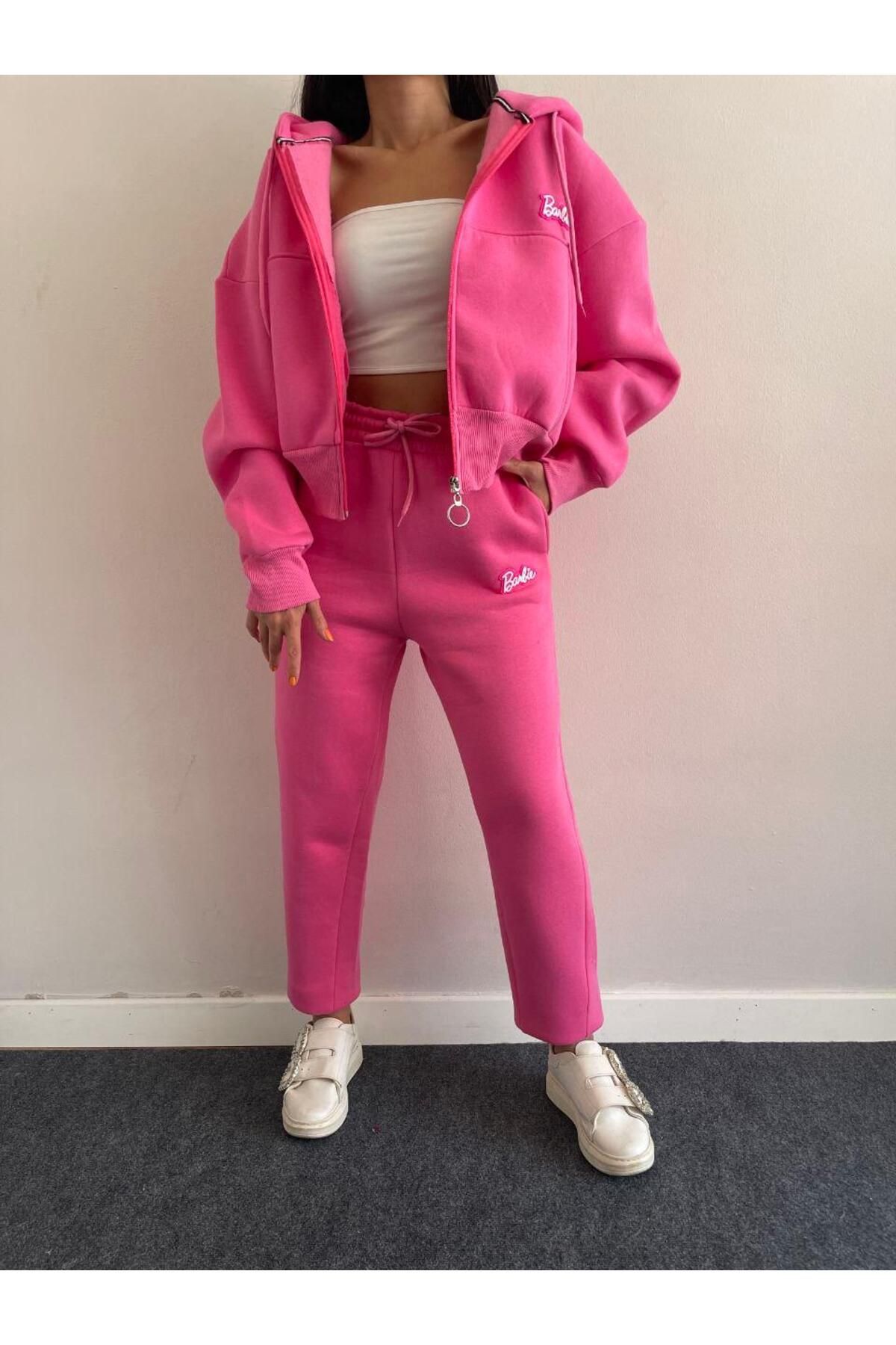 Suwishai Fuchsia Tracksuit Set Barbie Trendyol