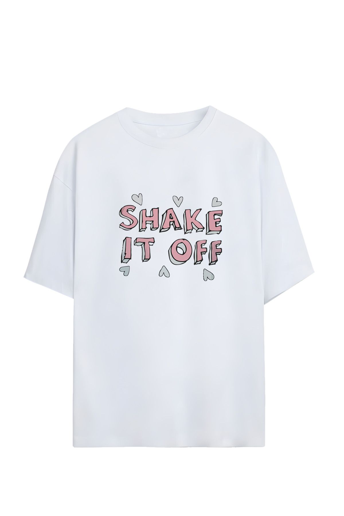 Adrift Taylor Swift - Shake it off Tasarımlı Unisex Oversize T-shirt
