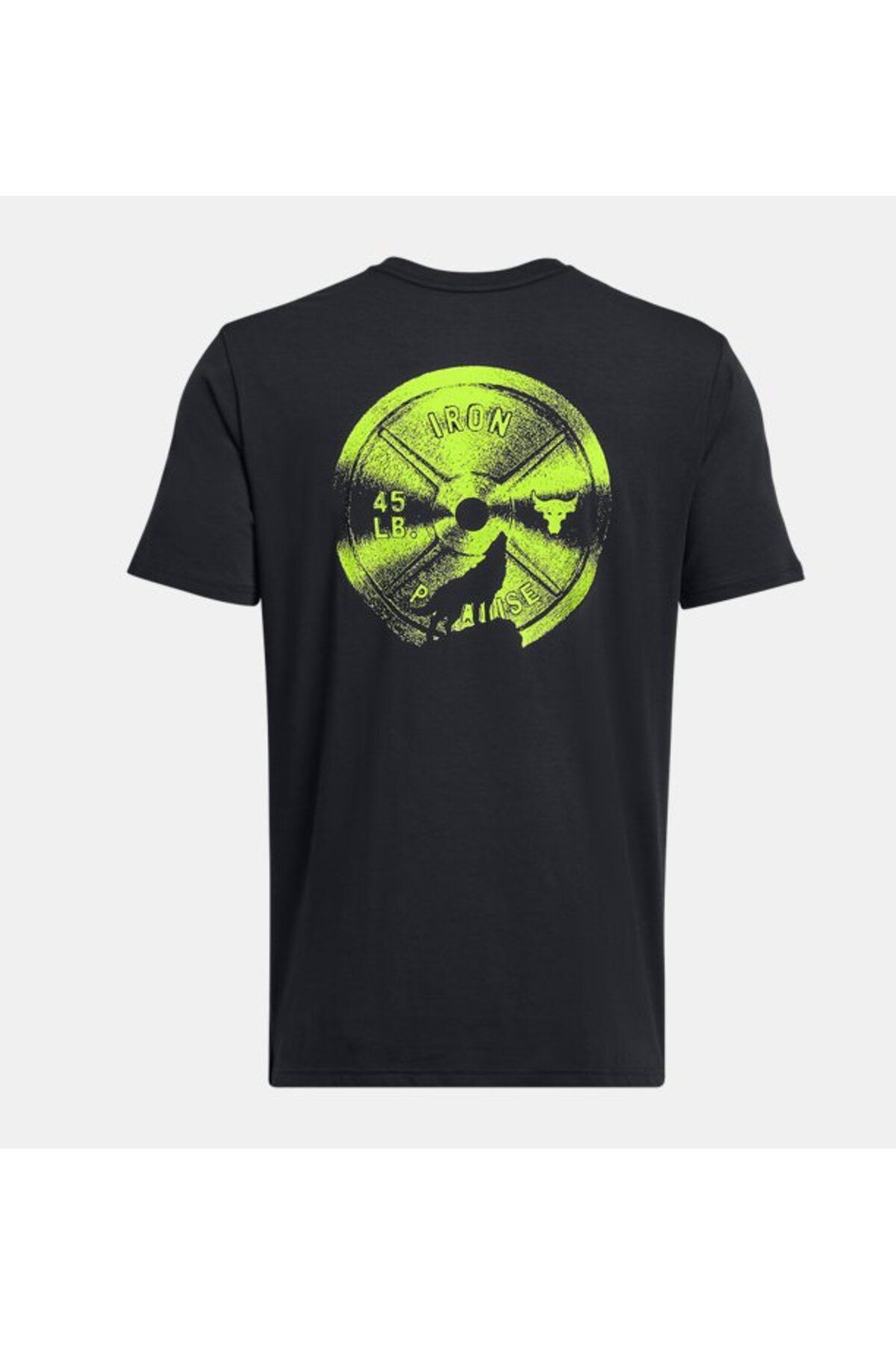 تی شرت مشکی مردانه پروژه راک شبانه یقه آستین کوتاه 1379751 001 Under Armour