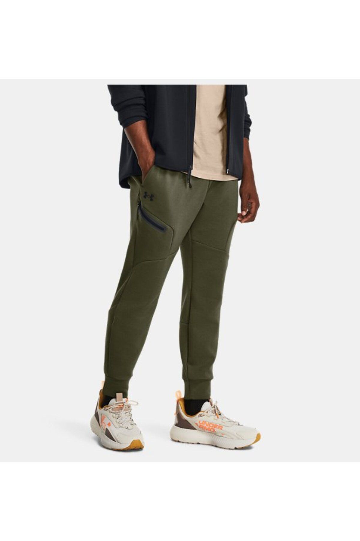 شلوار گرمکن ورزشی سبز مردانه لباس های ناپایدار UA SIX 1379808 390 Under Armour
