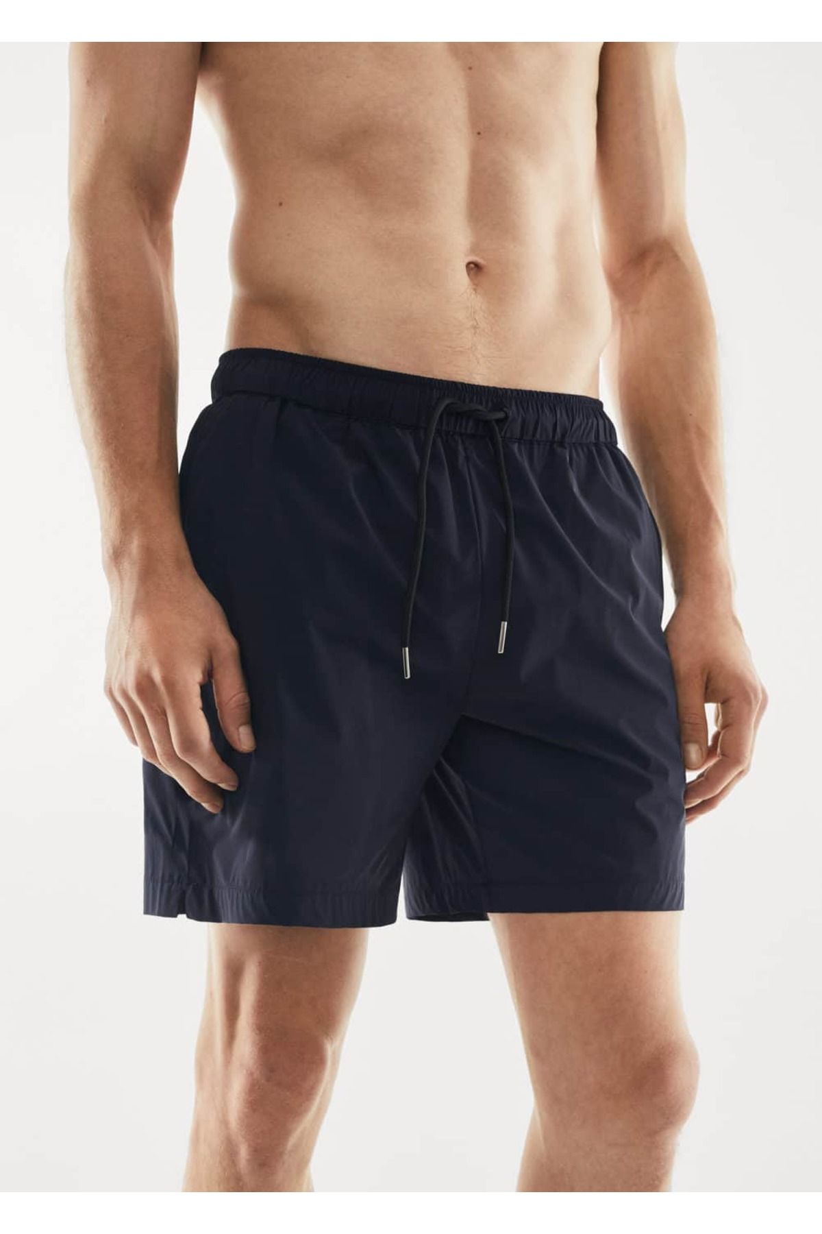 MANGO Man-Lace-up no pattern shorts swimsuit 7