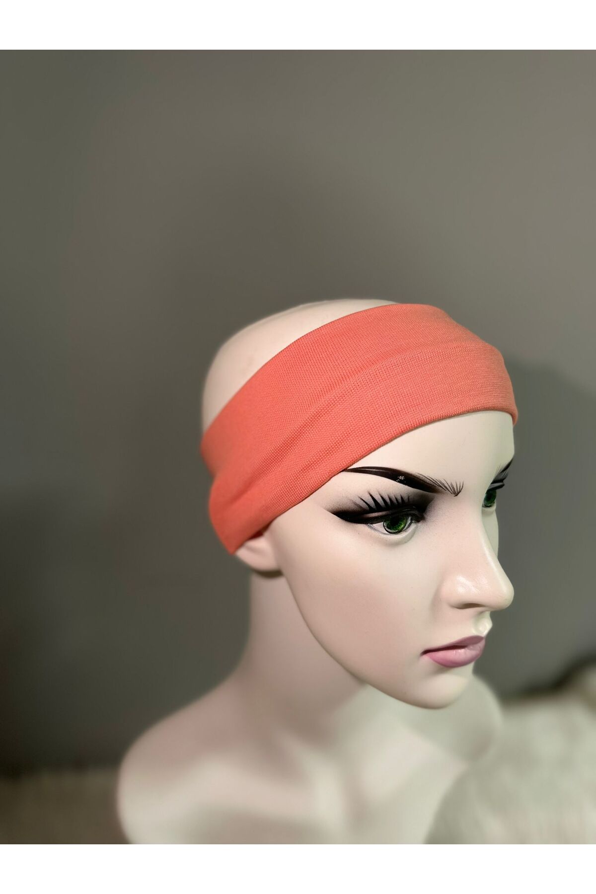 Elvinege Aksesuar Sporcu Bandı-Saç Bandı 4'lü Beyaz-Lacivert-Bebek Mavisi-Yavruağzı Renkleri fotoğrafı 6 (önizleme)