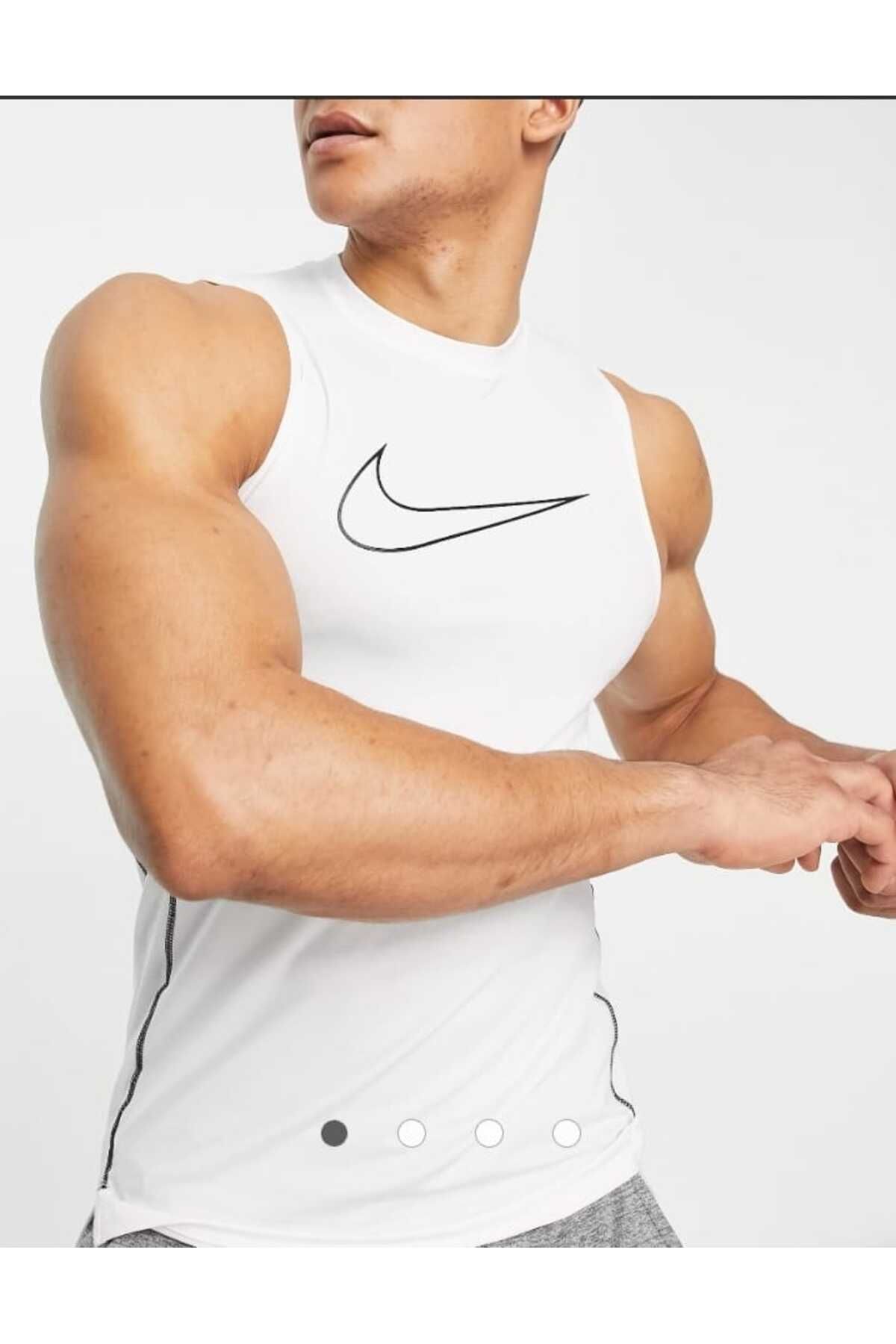 Nike Pro Dri FIT Men s Tight Fit Short Sleeve Top Trendyol