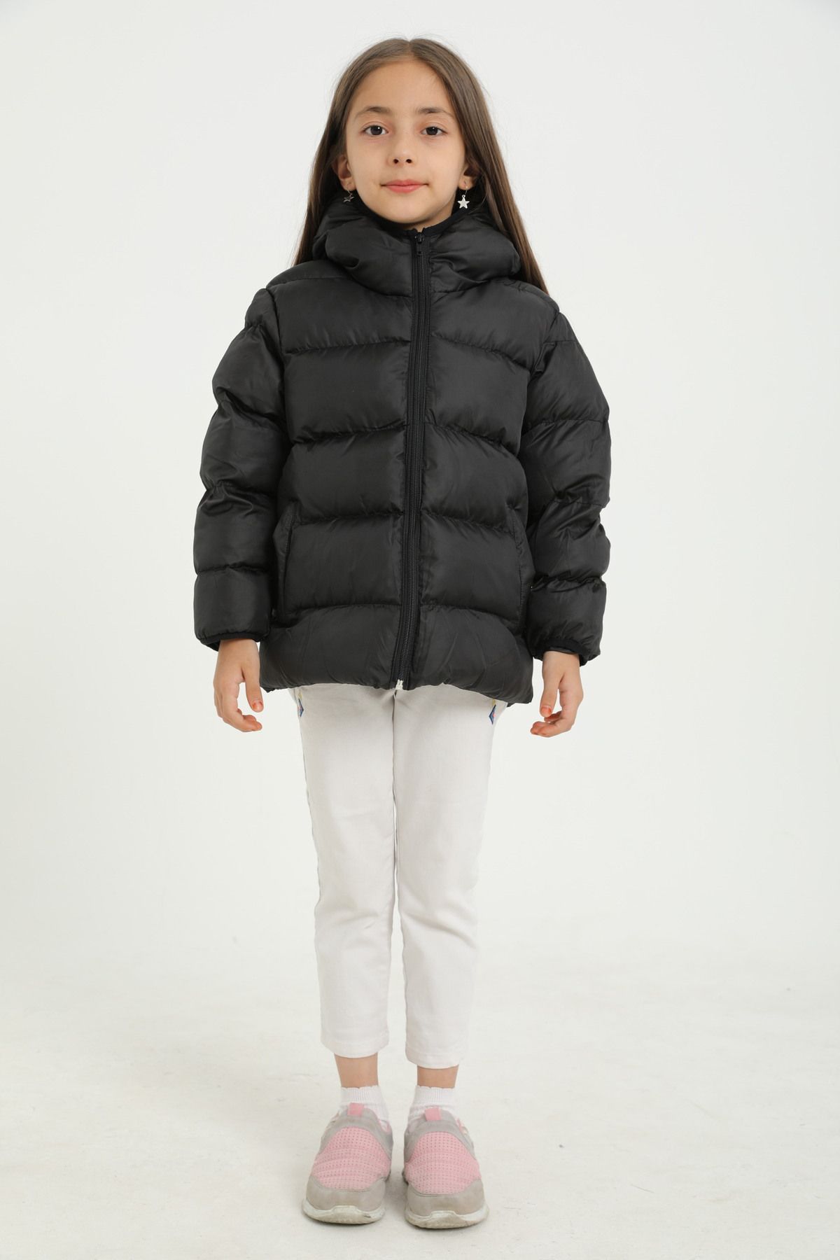 Girls waterproof puffer jacket sale
