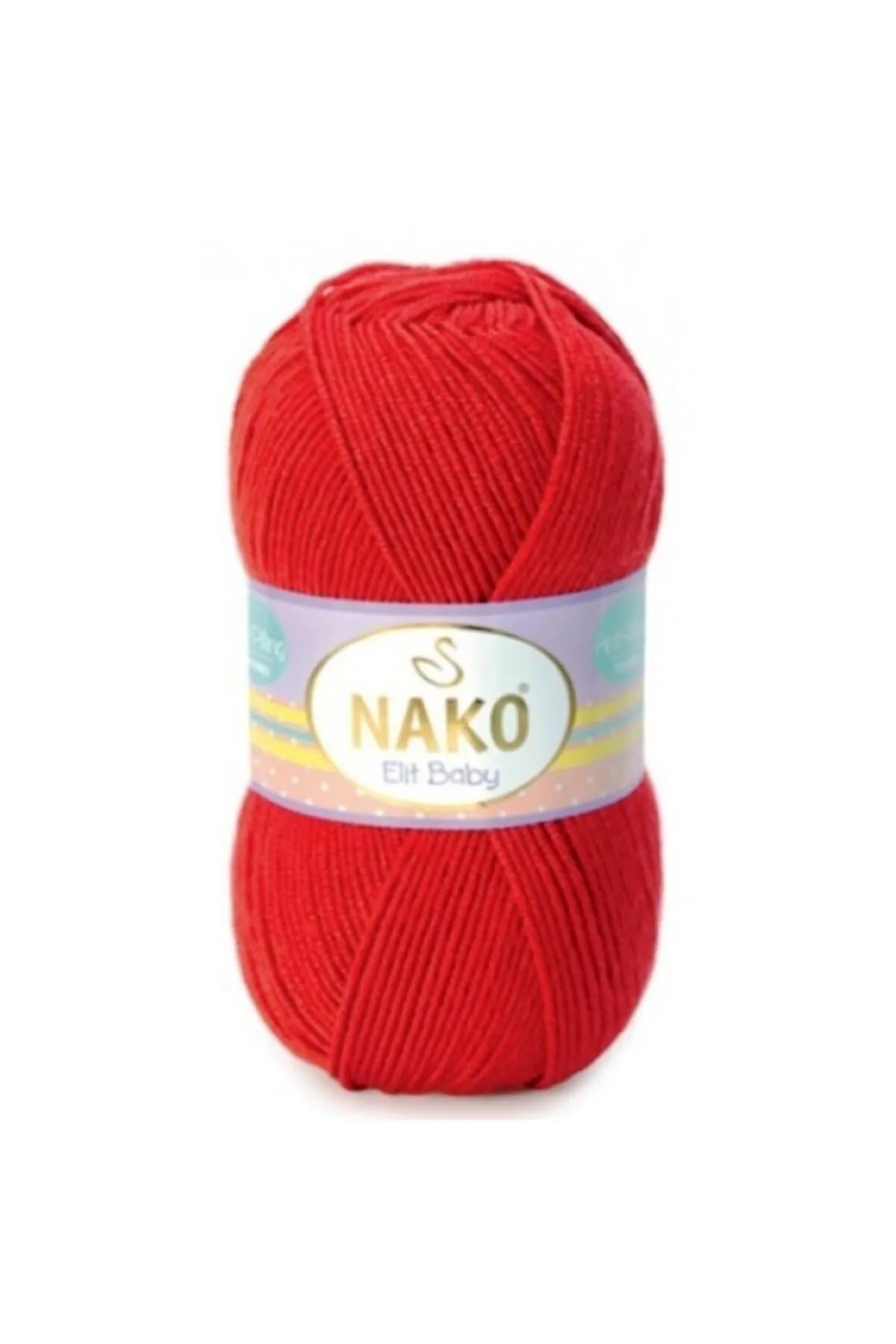 Elite Baby Hand Knitting Rope Flame Red 207 - 5 pcs