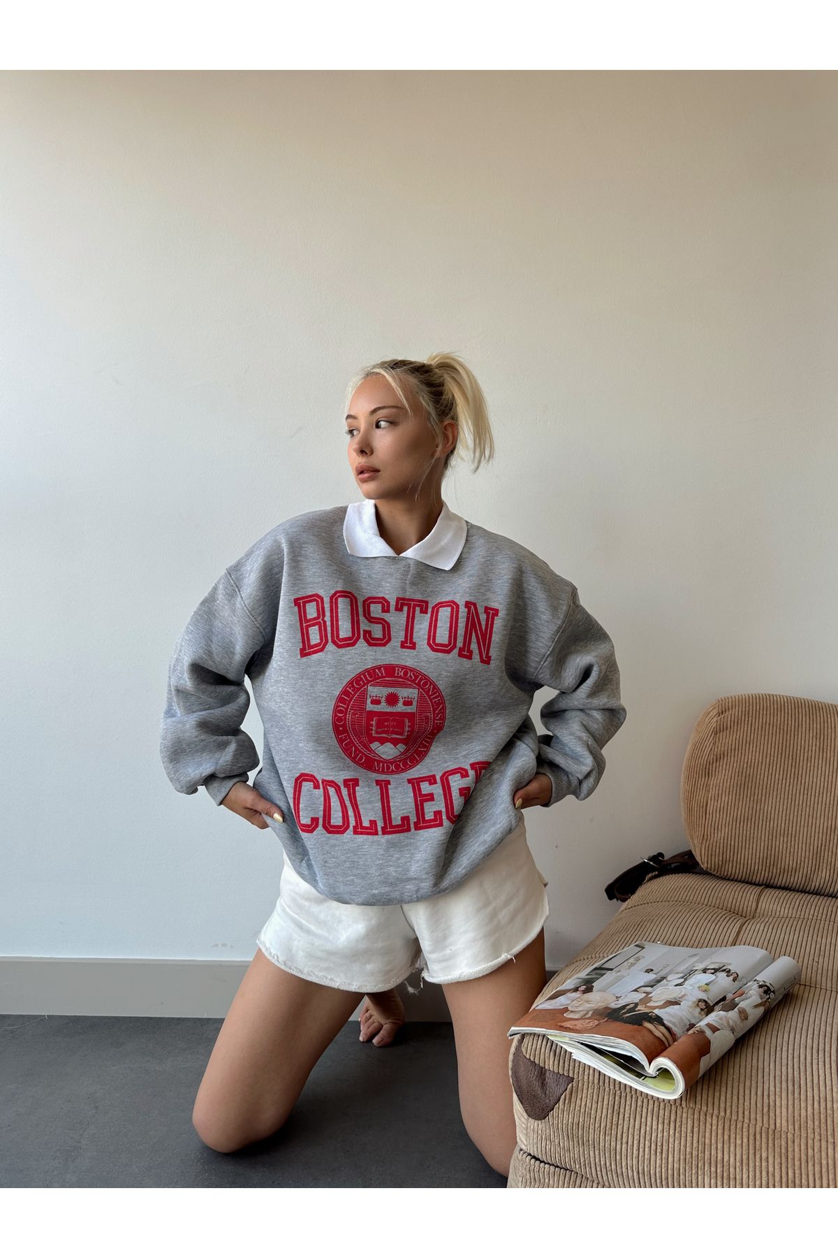 Boston college store women's sweatshirt