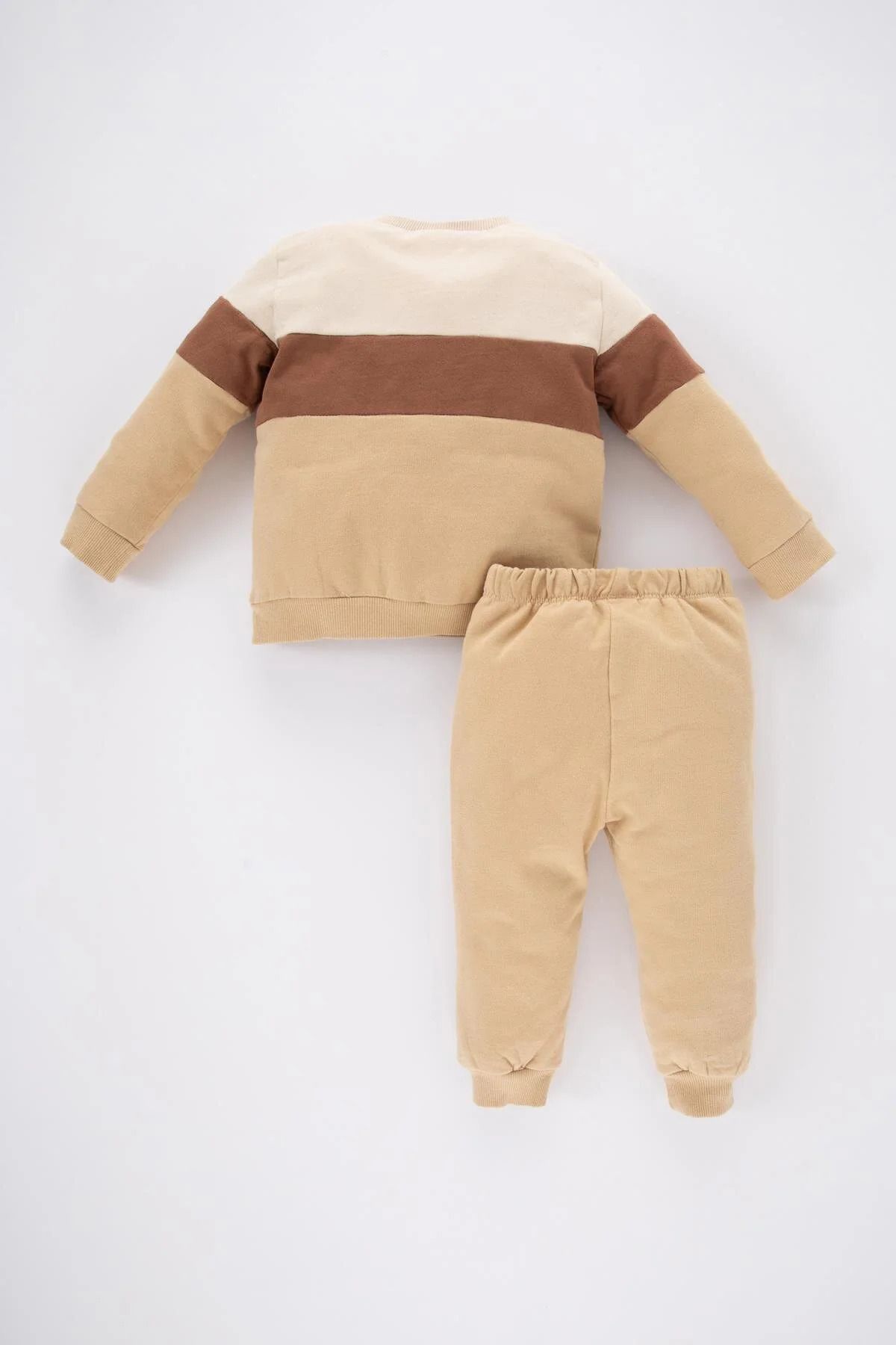 Baby khaki tracksuit clearance