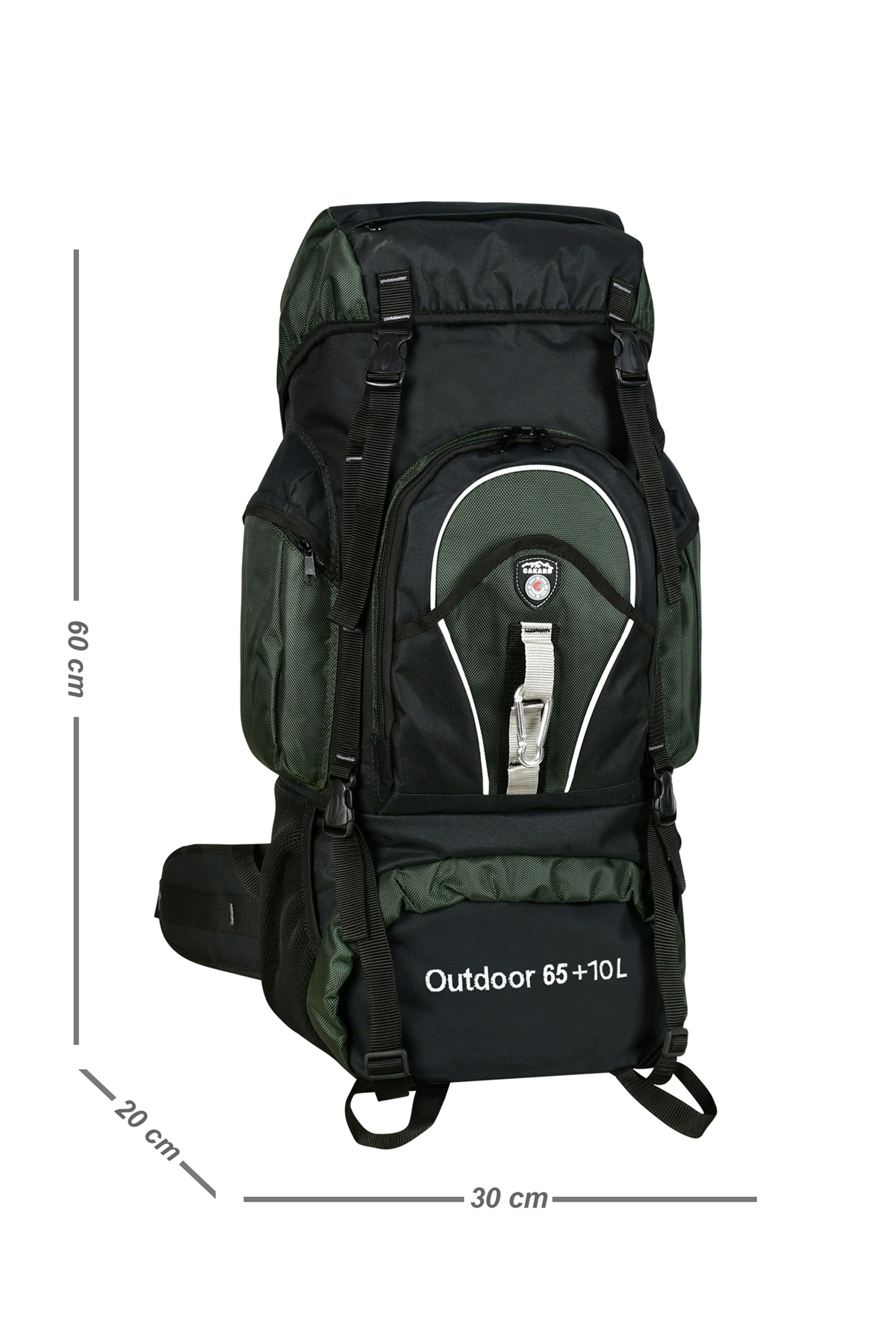 MOUNTAINEER BACKPACK OUTDOOR 65+10LT