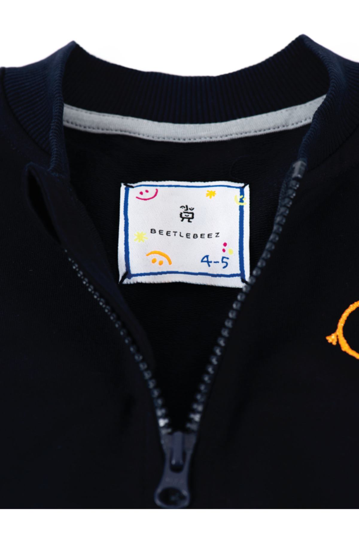 سویشرت پسرانه آبی سرمه ای BEETLEBEEZ | SS23SNZ_24 اورجینال - تصویر 3