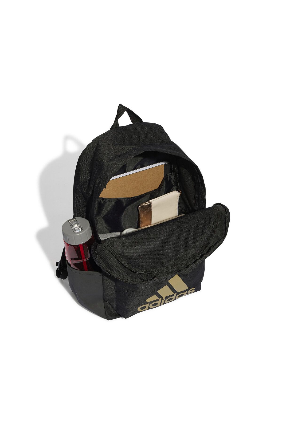 Adidas black clearance and gold backpack