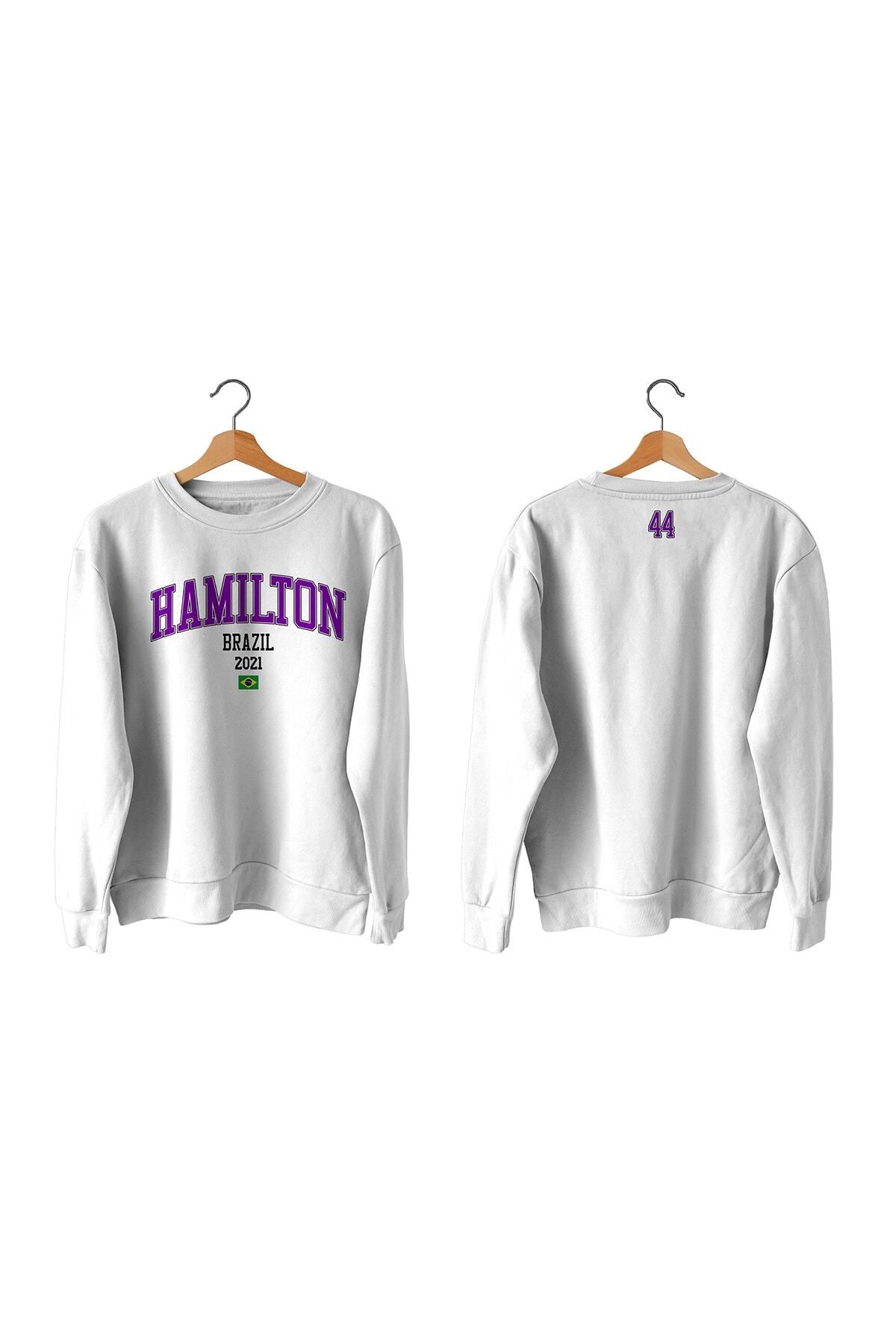 Pisa Art Lewis Hamilton College Formula 1 F1 Sweatshirt Trendyol