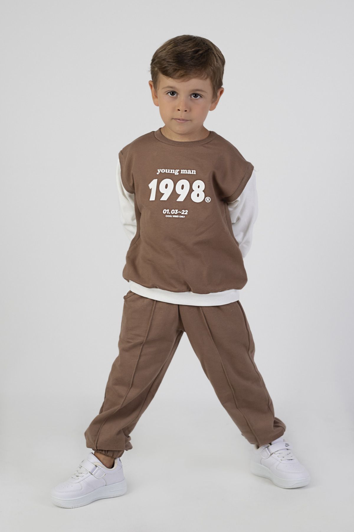Brown hotsell tracksuit boys